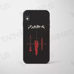قاب موبایل طرح انیمه شبدر سیاه Black Clover