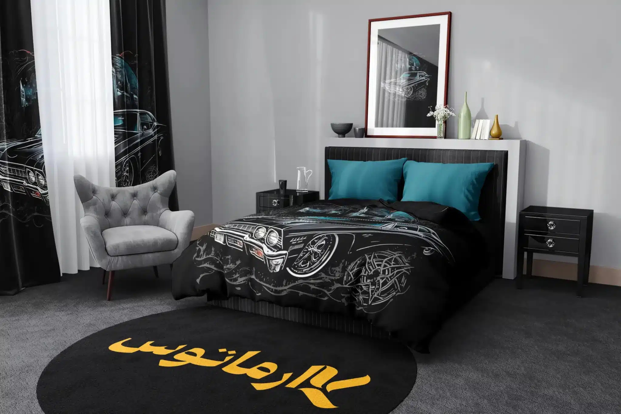 روتختی طرح شورلت Chevrolet کد 1 5,900,000&Nbsp;تومان &Ndash; کارماتوس روتختی طرح شورلت Chevrolet یک و دو نفره کارماتوس