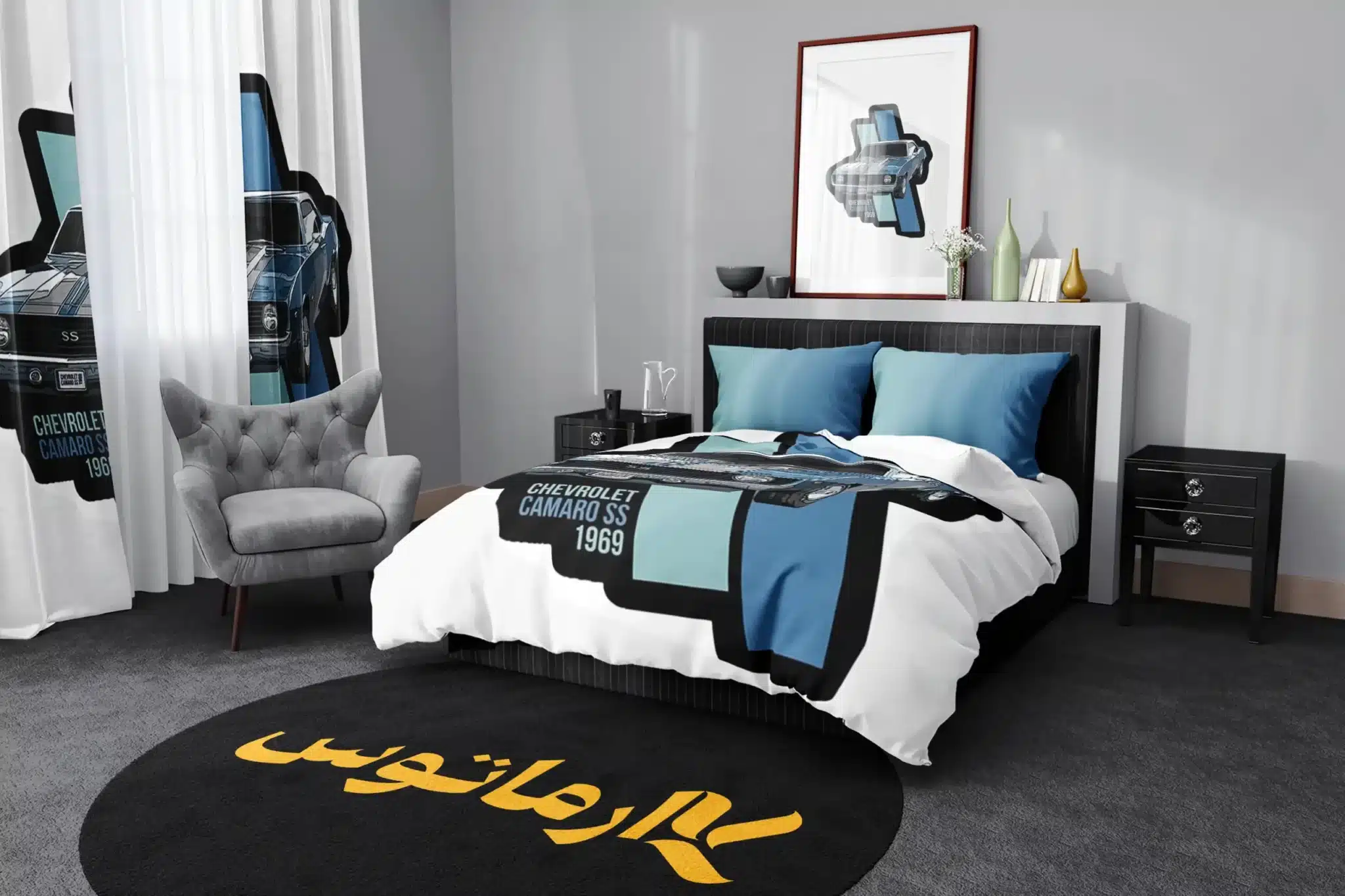 روتختی طرح شورلت Chevrolet کد 5 5,900,000&Nbsp;تومان &Ndash; کارماتوس روتختی طرح شورلت Chevrolet یک و دو نفره کارماتوس