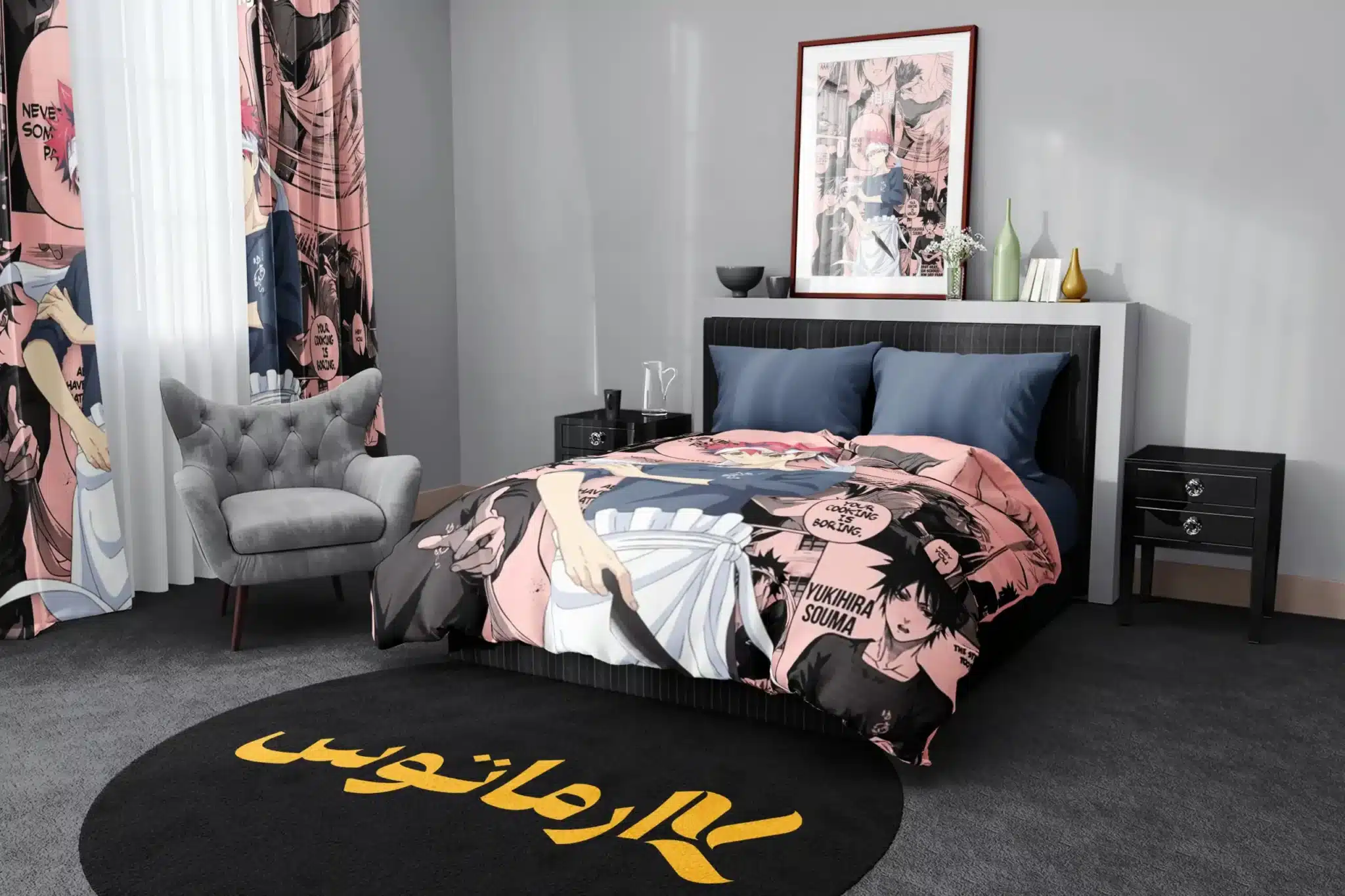 روتختی طرح جنگ غذاها Food Wars کد 3 5,900,000&Nbsp;تومان &Ndash; کارماتوس روتختی طرح جنگ غذاها Food Wars یک و دو نفره کارماتوس