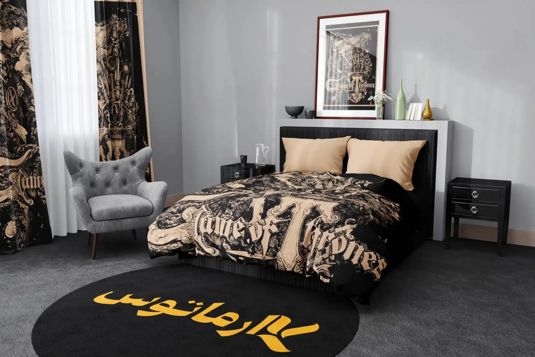 روتختی طرح گیم آف ترونز Game Of Thrones کد 5 5,900,000&Nbsp;تومان &Ndash; کارماتوس روتختی طرح گیم آف ترونز Game Of Thrones یک و دو نفره کارماتوس