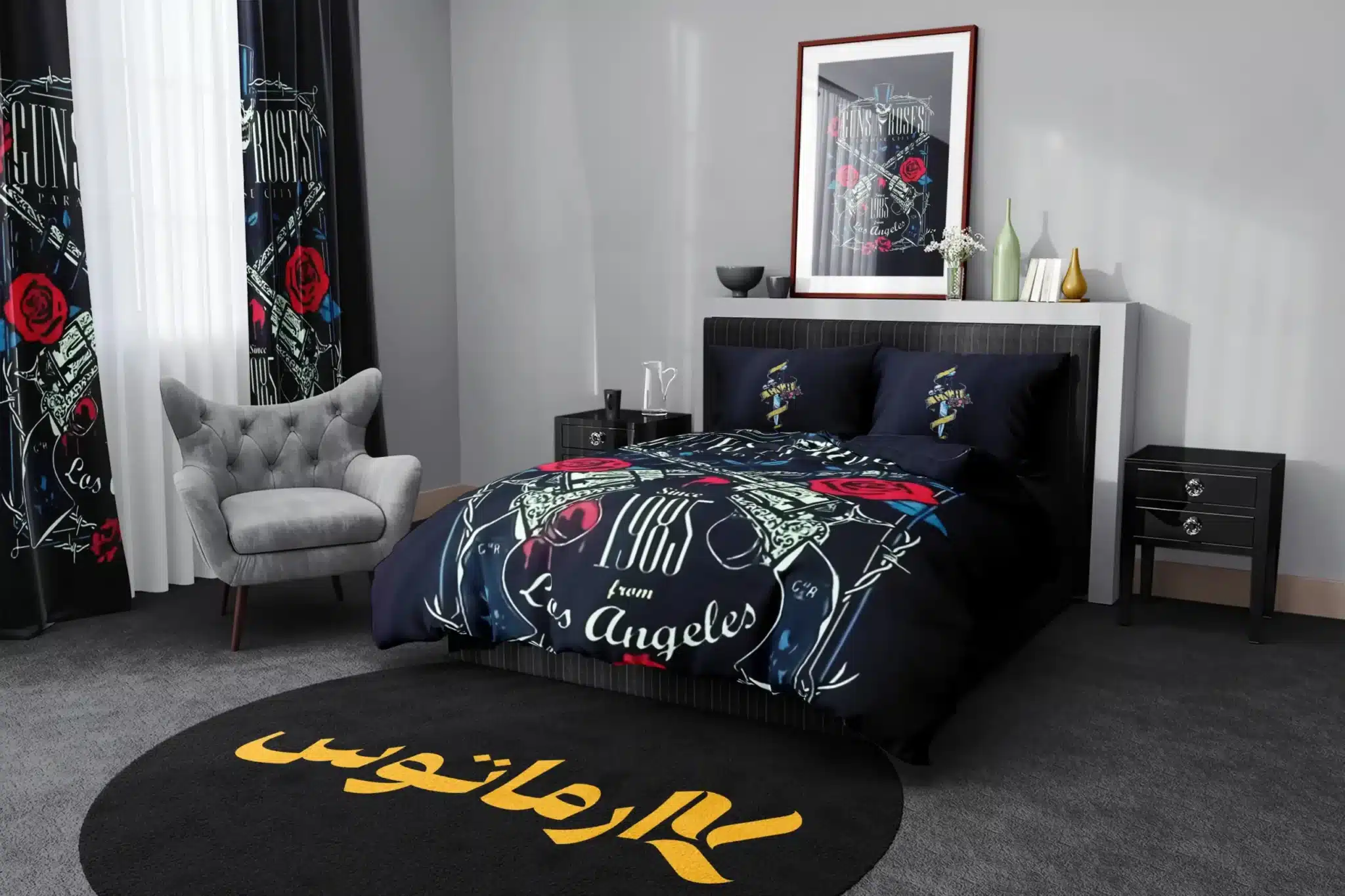 روتختی طرح گانز ان روزز Guns N' Roses کد 1 5,900,000&Nbsp;تومان &Ndash; کارماتوس روتختی طرح گانز ان روزز Guns N' Roses یک و دو نفره کارماتوس