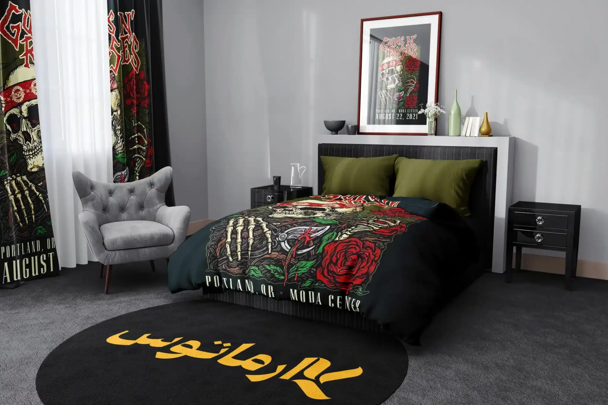 روتختی طرح گانز ان روزز Guns N' Roses کد 3 5,900,000&Nbsp;تومان &Ndash; کارماتوس روتختی طرح گانز ان روزز Guns N' Roses یک و دو نفره کارماتوس