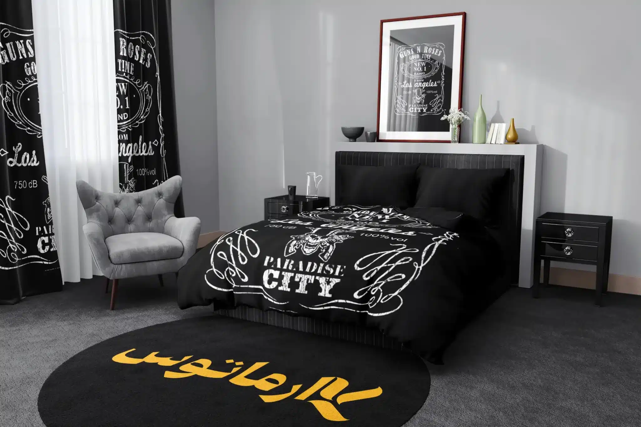 روتختی طرح گانز ان روزز Guns N' Roses کد 7 5,900,000&Nbsp;تومان &Ndash; کارماتوس روتختی طرح گانز ان روزز Guns N' Roses یک و دو نفره کارماتوس