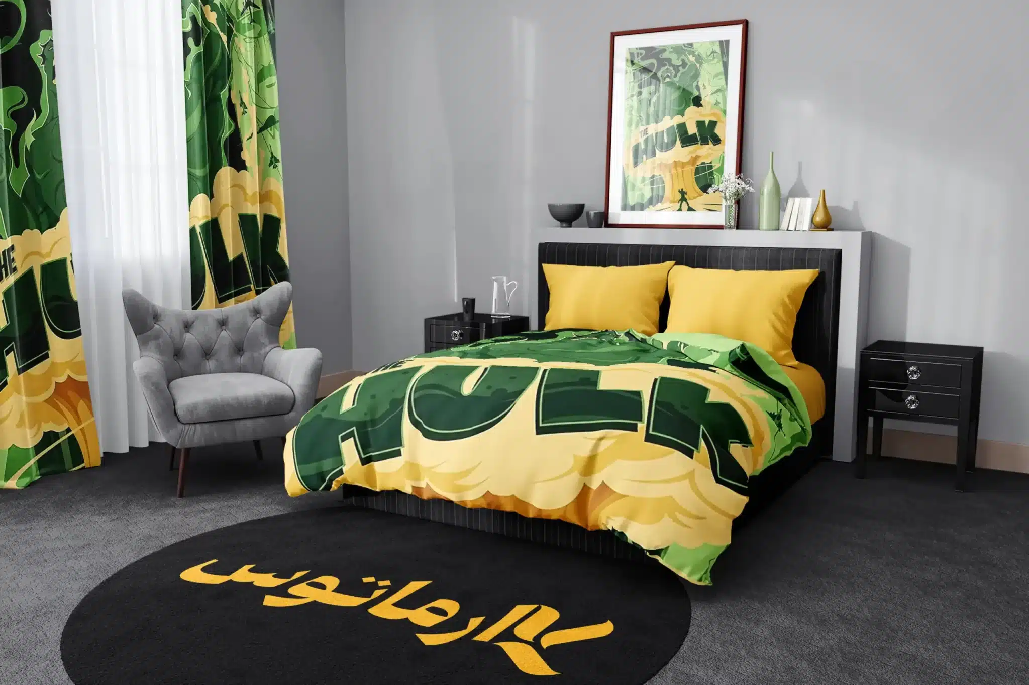 روتختی طرح هالک Hulk کد 4 5,900,000&Nbsp;تومان &Ndash; کارماتوس روتختی طرح هالک Hulk یک و دو نفره کارماتوس