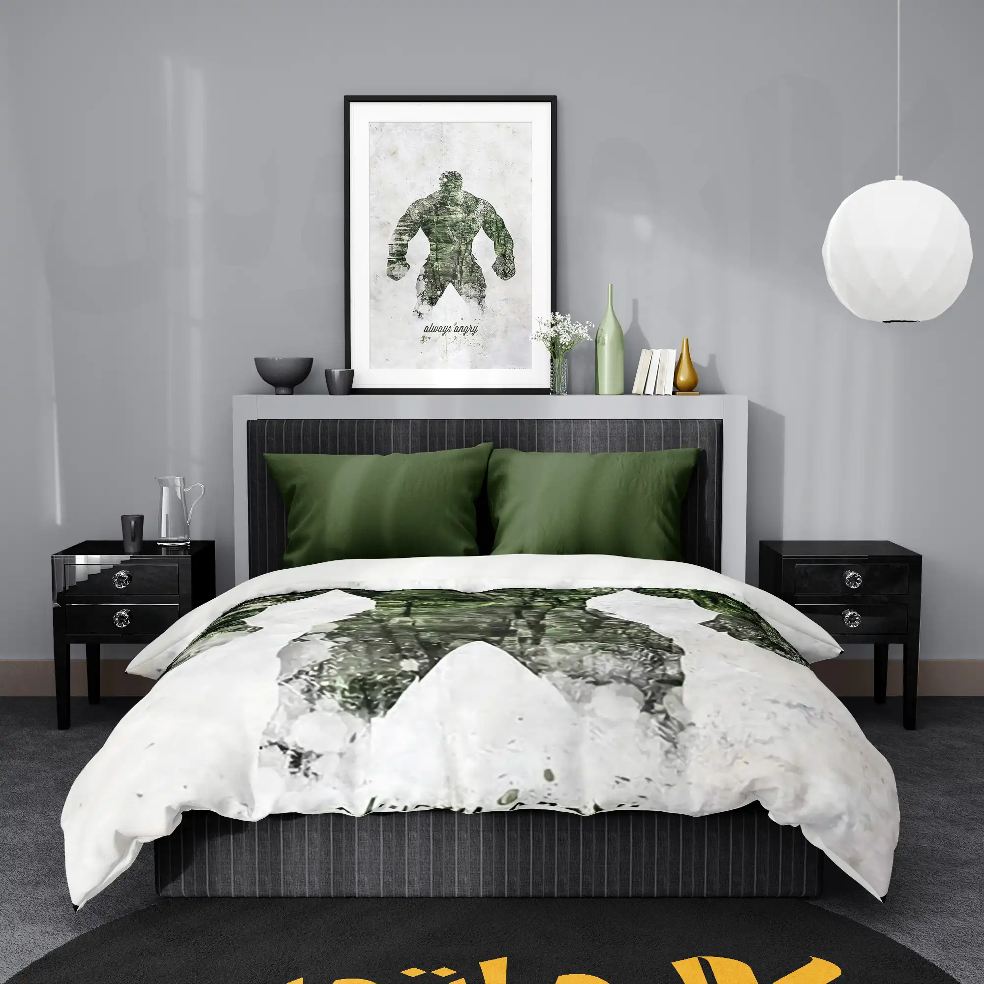 روتختی طرح هالک Hulk کد 6 5,900,000&Nbsp;تومان &Ndash; کارماتوس روتختی طرح هالک Hulk یک و دو نفره کارماتوس