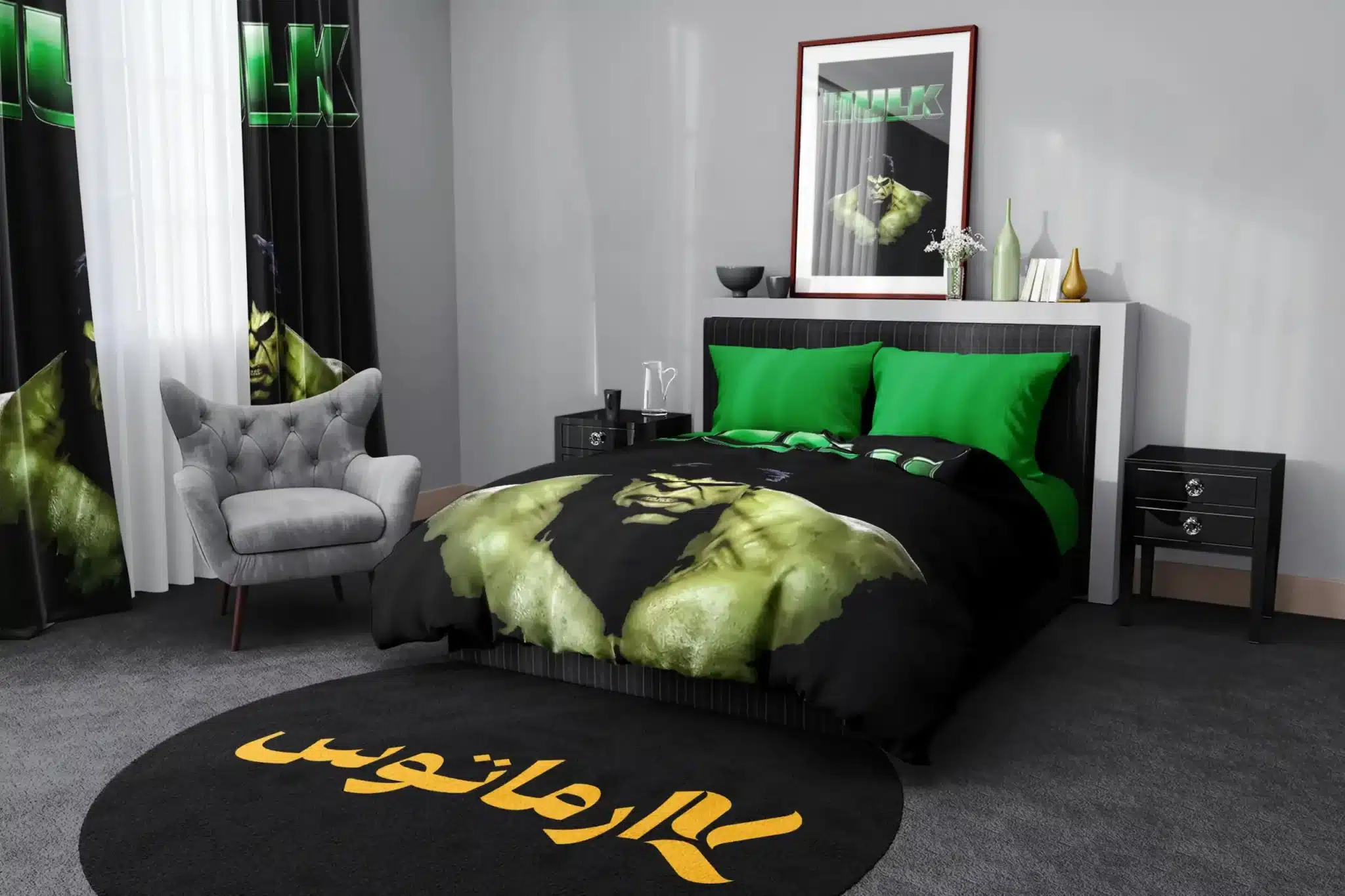 روتختی طرح هالک Hulk کد 7 5,900,000&Nbsp;تومان &Ndash; کارماتوس روتختی طرح هالک Hulk یک و دو نفره کارماتوس