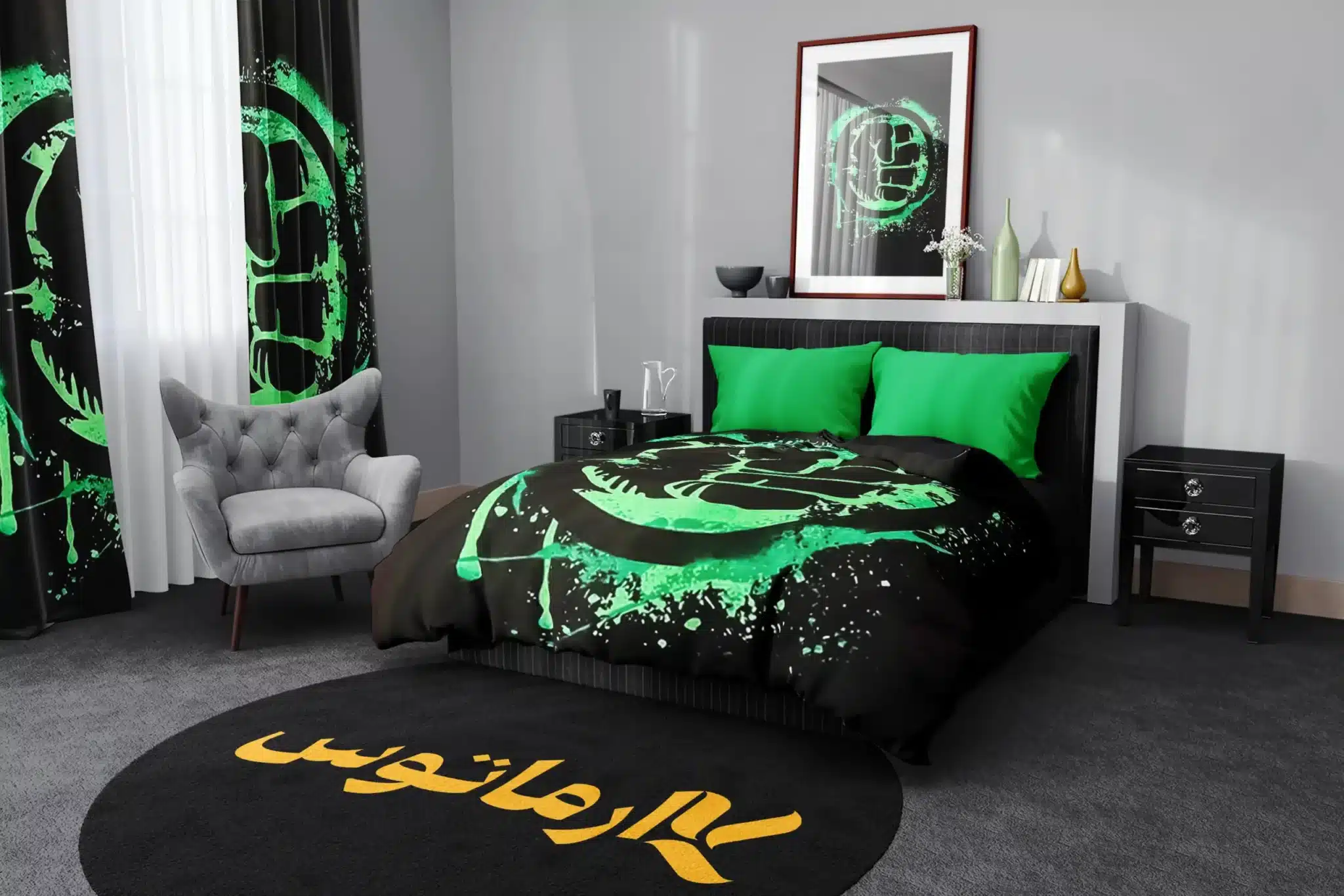 روتختی طرح هالک Hulk کد 8 5,900,000&Nbsp;تومان &Ndash; کارماتوس روتختی طرح هالک Hulk یک و دو نفره کارماتوس