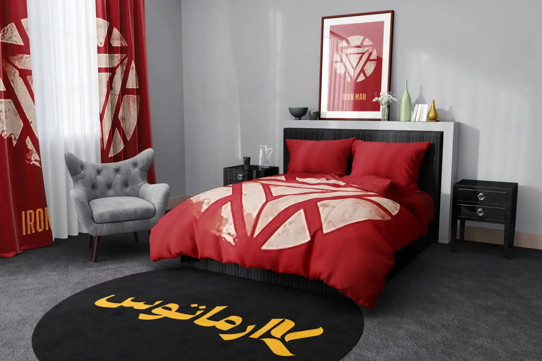 روتختی طرح آیرون من Iron Man کد 7 5,900,000&Nbsp;تومان &Ndash; کارماتوس روتختی طرح آیرون من Iron Man یک و دو نفره کارماتوس