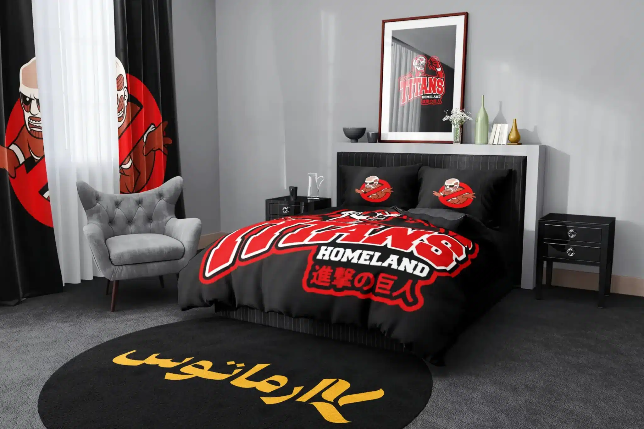 روتختی طرح اتک آن تایتان Attack On Titan کد 3 5,900,000&Nbsp;تومان &Ndash; کارماتوس روتختی طرح اتک آن تایتان Attack On Titan یک و دو نفره کارماتوس