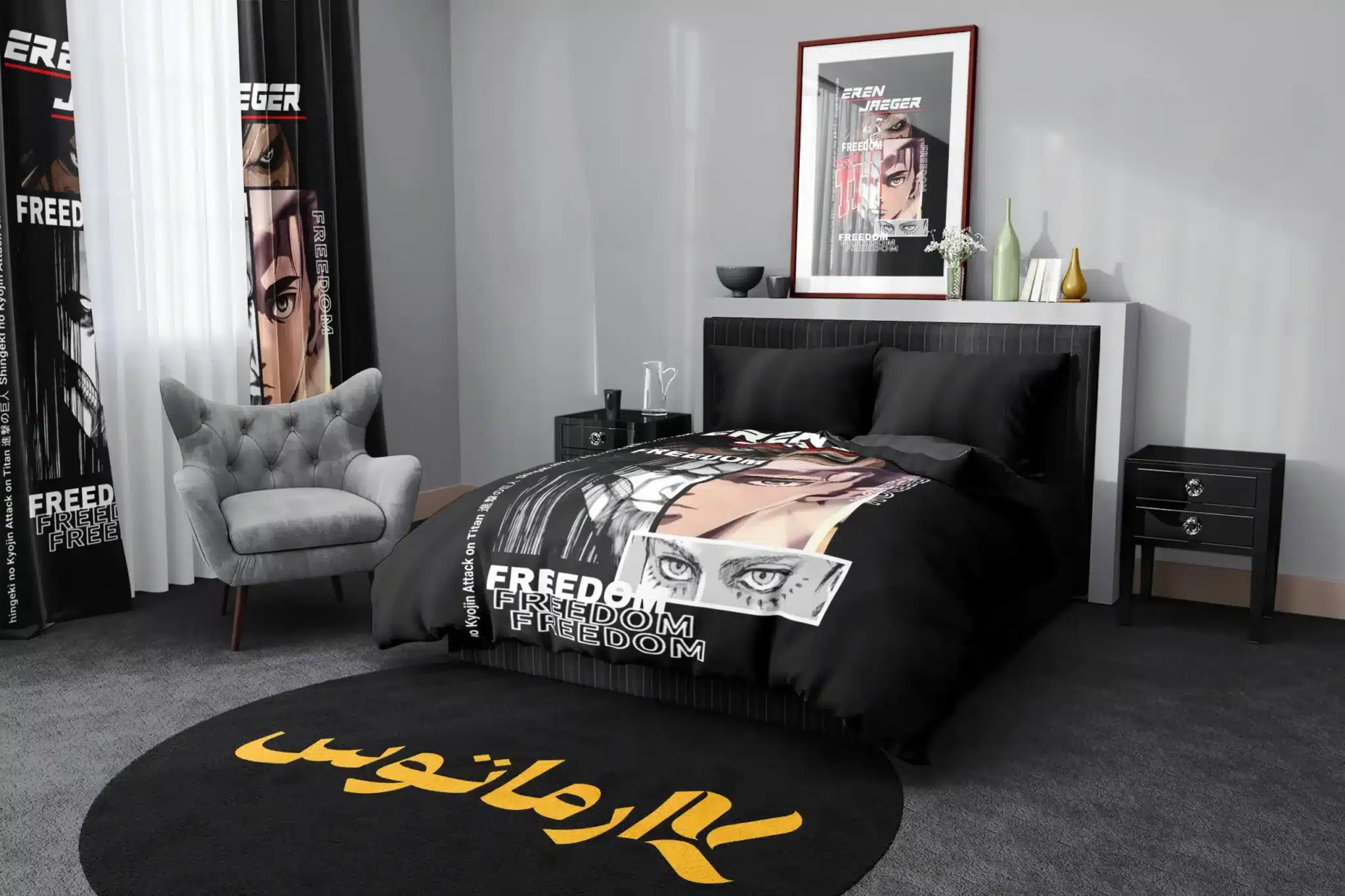 روتختی طرح اتک آن تایتان Attack On Titan کد 4 5,900,000&Nbsp;تومان &Ndash; کارماتوس روتختی طرح اتک آن تایتان Attack On Titan یک و دو نفره کارماتوس