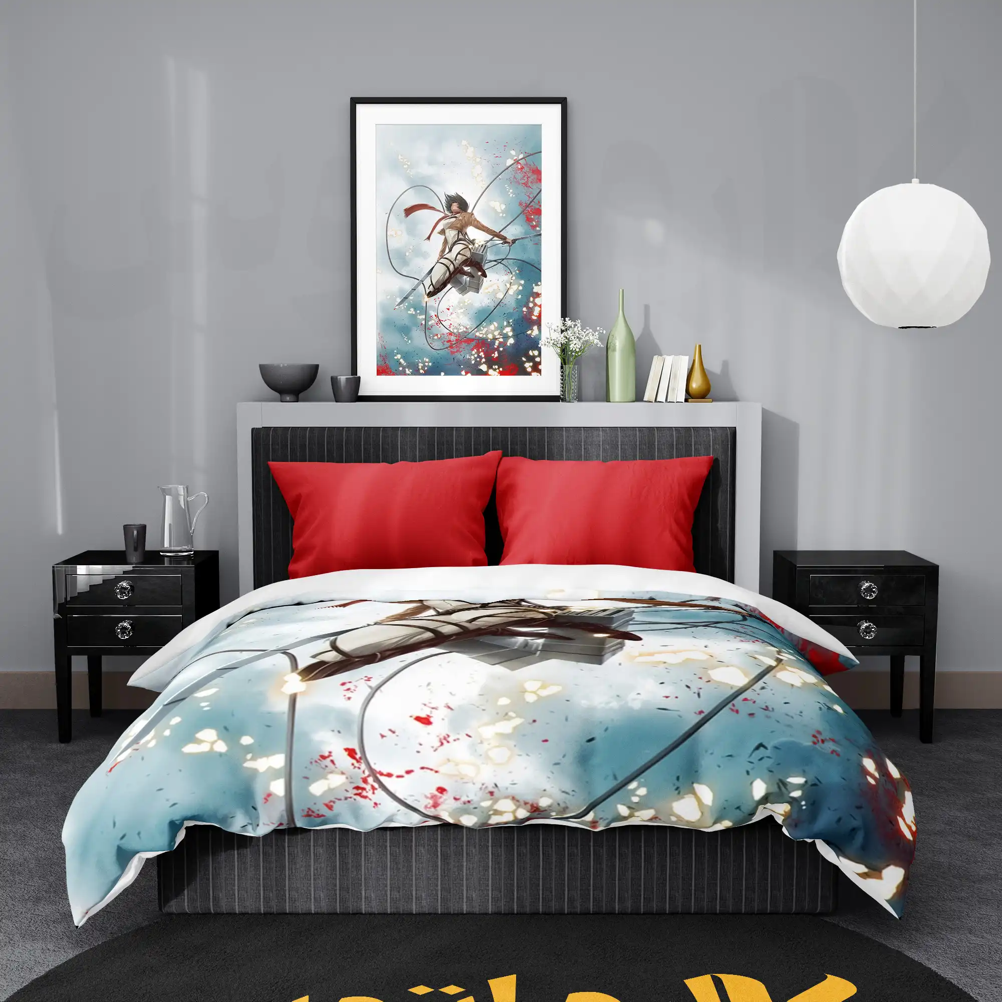 روتختی طرح اتک آن تایتان Attack On Titan کد 7 5,900,000&Nbsp;تومان &Ndash; کارماتوس روتختی طرح اتک آن تایتان Attack On Titan یک و دو نفره کارماتوس