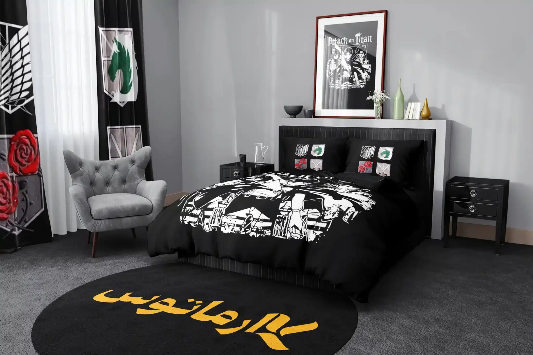 روتختی طرح اتک آن تایتان Attack On Titan کد 8 5,900,000&Nbsp;تومان &Ndash; کارماتوس روتختی طرح اتک آن تایتان Attack On Titan یک و دو نفره کارماتوس