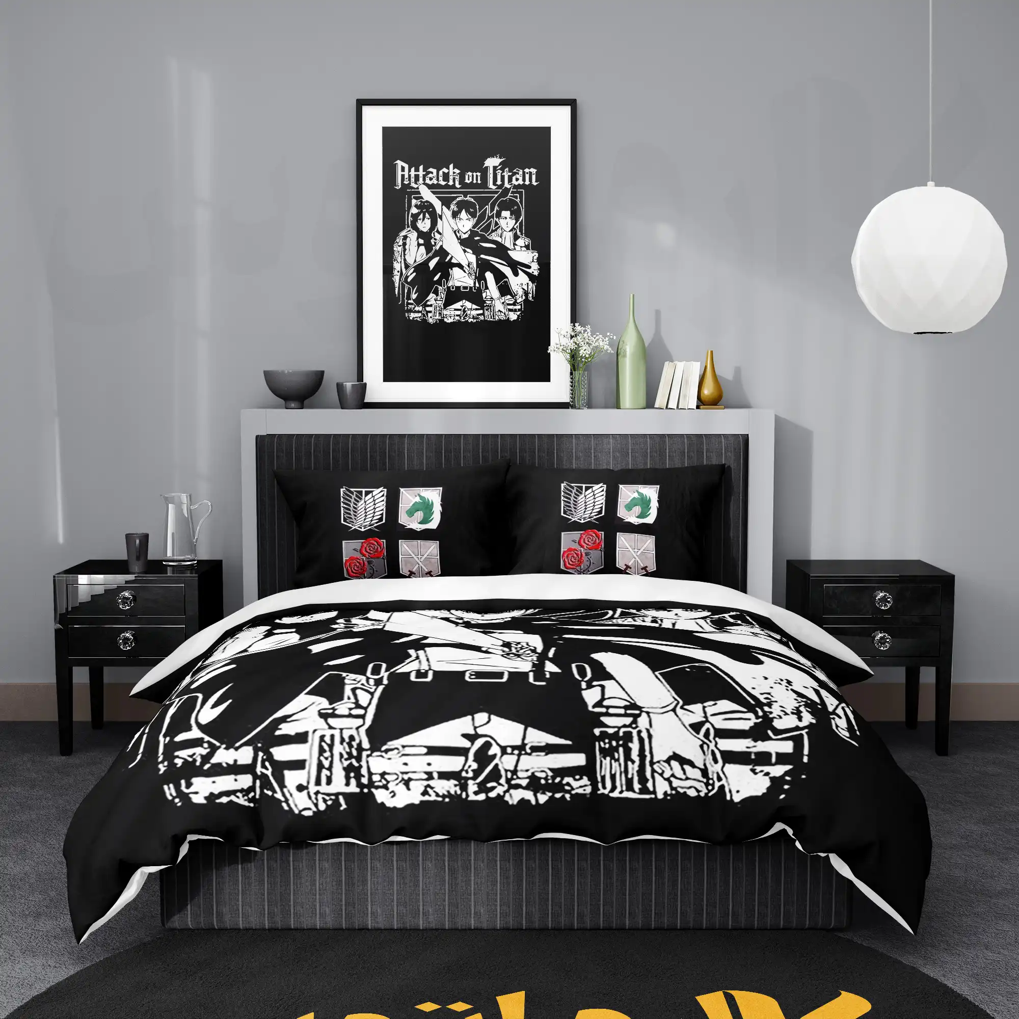 روتختی طرح اتک آن تایتان Attack On Titan کد 8 5,900,000&Nbsp;تومان &Ndash; کارماتوس روتختی طرح اتک آن تایتان Attack On Titan یک و دو نفره کارماتوس