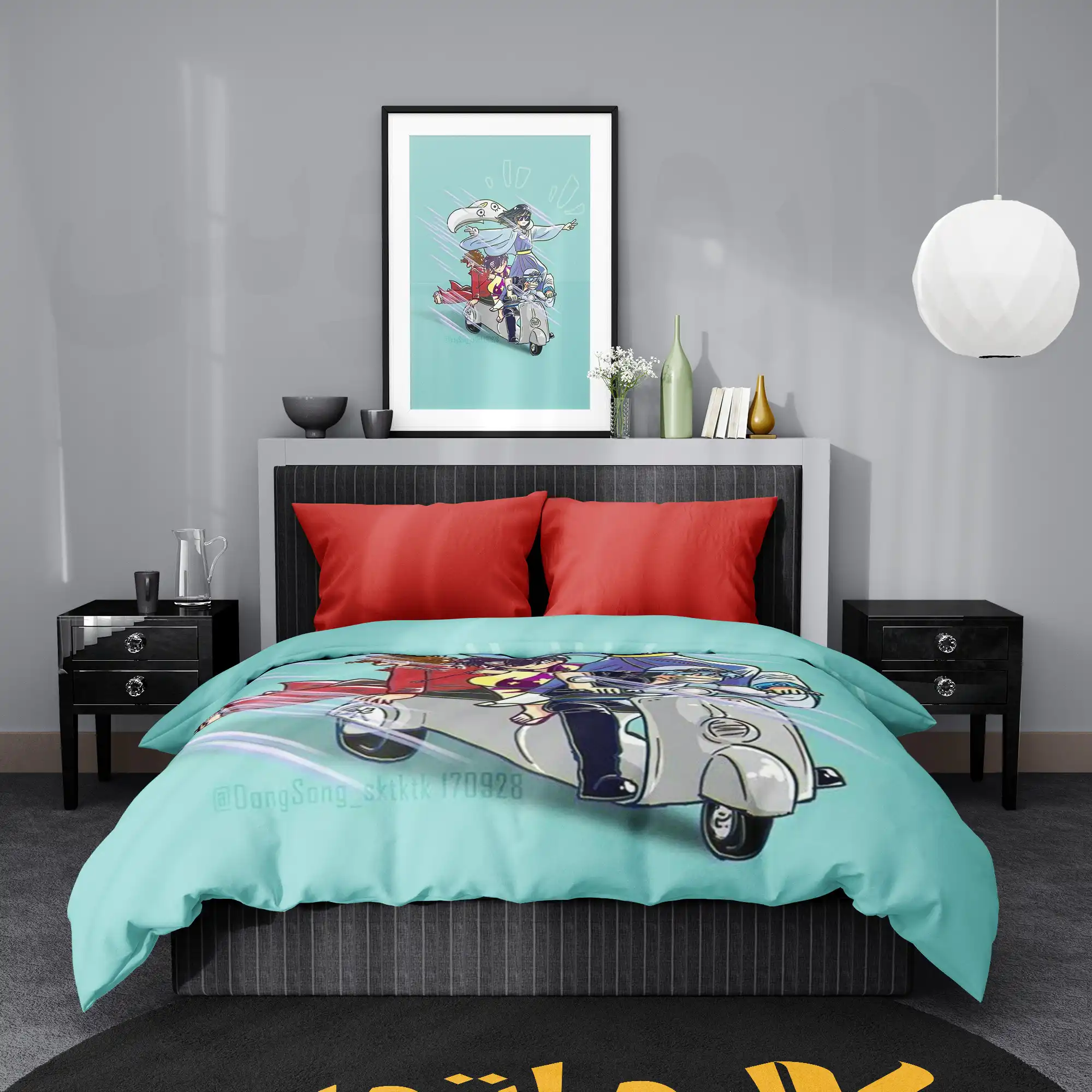 روتختی طرح گینتاما Gintama کد 2 5,900,000&Nbsp;تومان &Ndash; کارماتوس روتختی طرح گینتاما Gintama یک و دو نفره کارماتوس