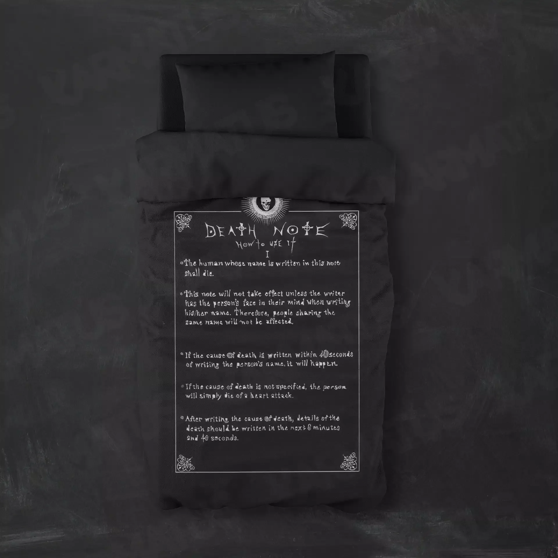 روتختی طرح دفترچه مرگ Death Note کد 3 5,900,000&Nbsp;تومان &Ndash; کارماتوس روتختی طرح دفترچه مرگ Death Note