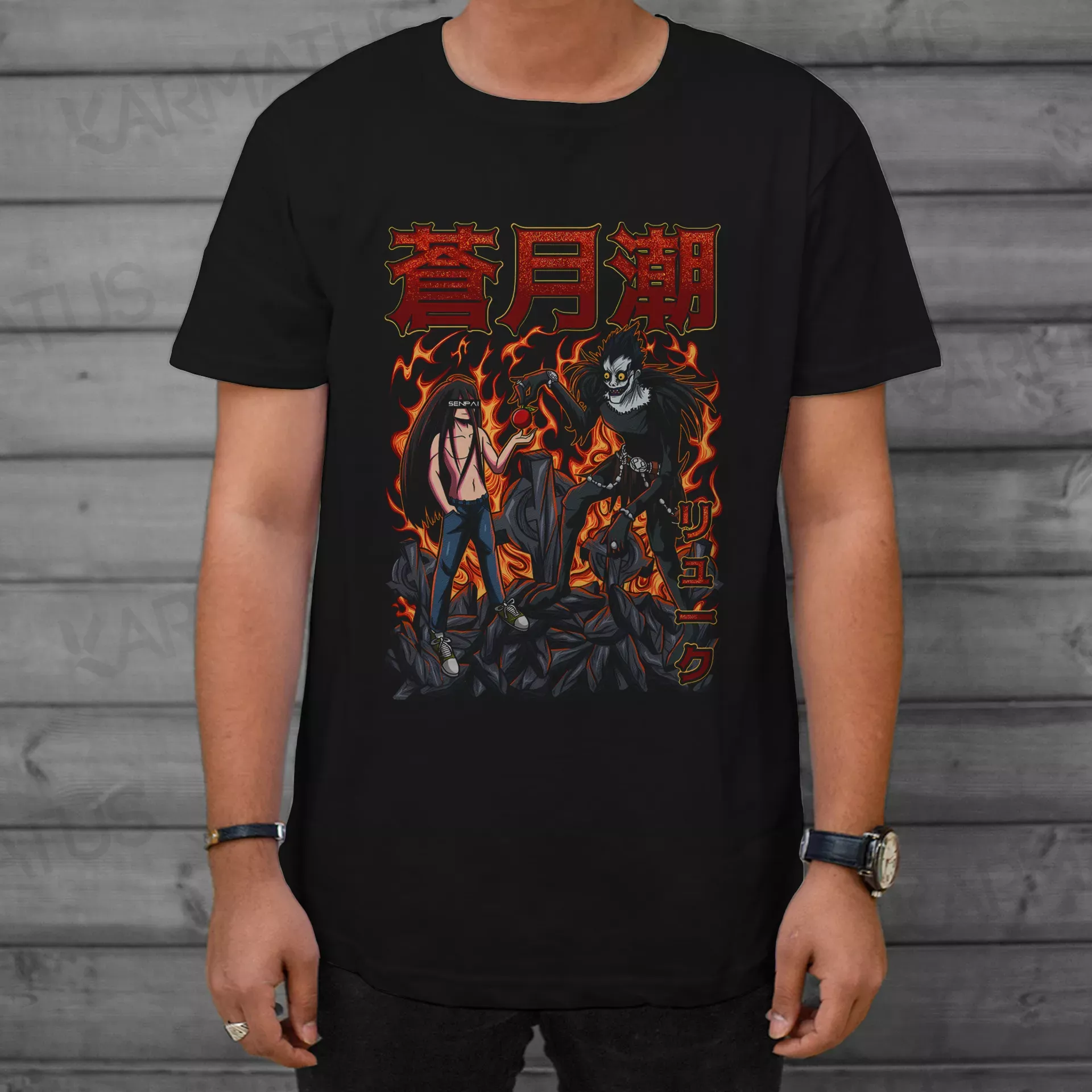 تیشرت دفترچه مرگ | کالکشن Anime - مدل Dn-05 599,000&Nbsp;تومان &Ndash; کارماتوس تیشرت انیمه دفترچه مرگ Death Note