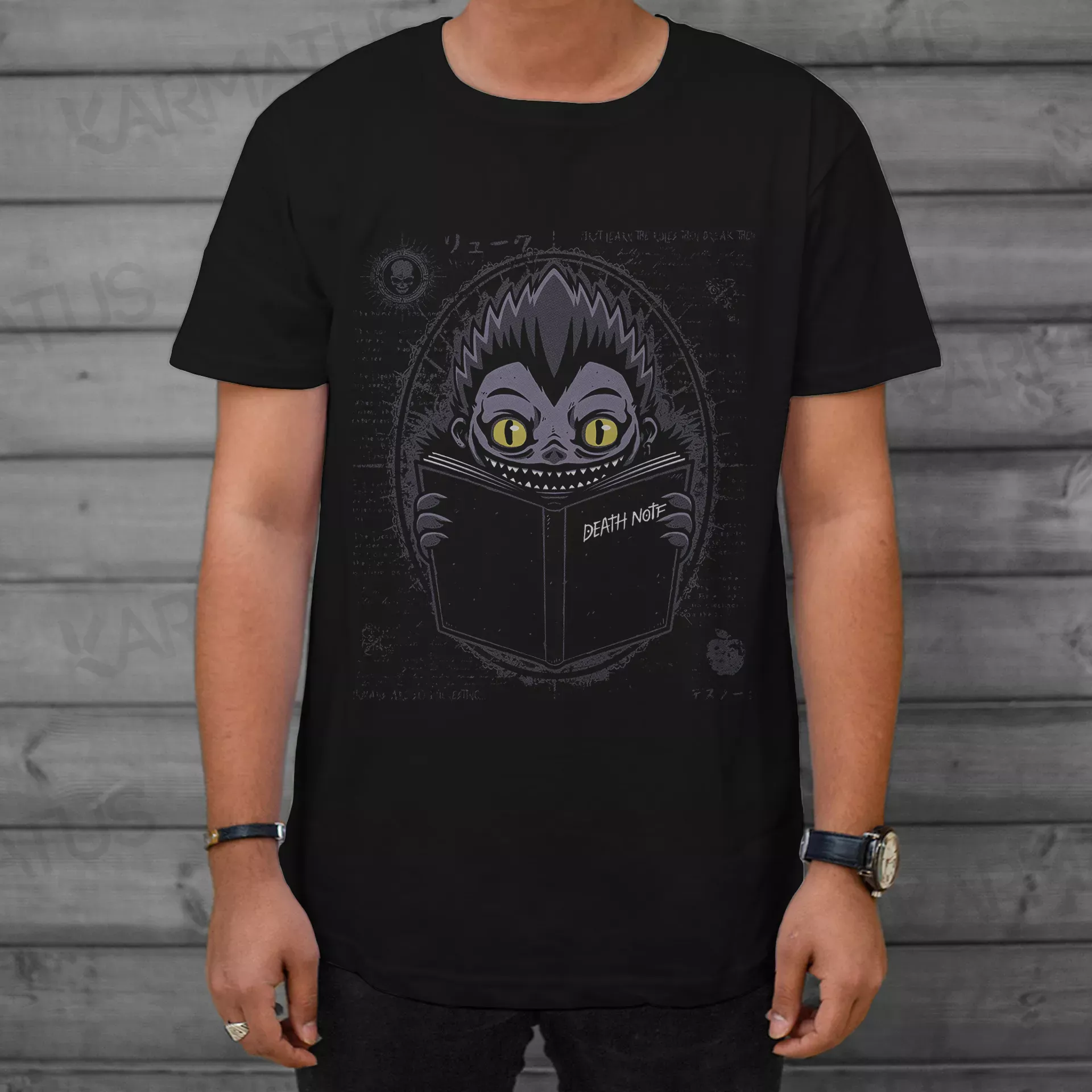 تیشرت دفترچه مرگ | کالکشن Anime - مدل Dn-06 599,000&Nbsp;تومان &Ndash; کارماتوس تیشرت انیمه دفترچه مرگ Death Note