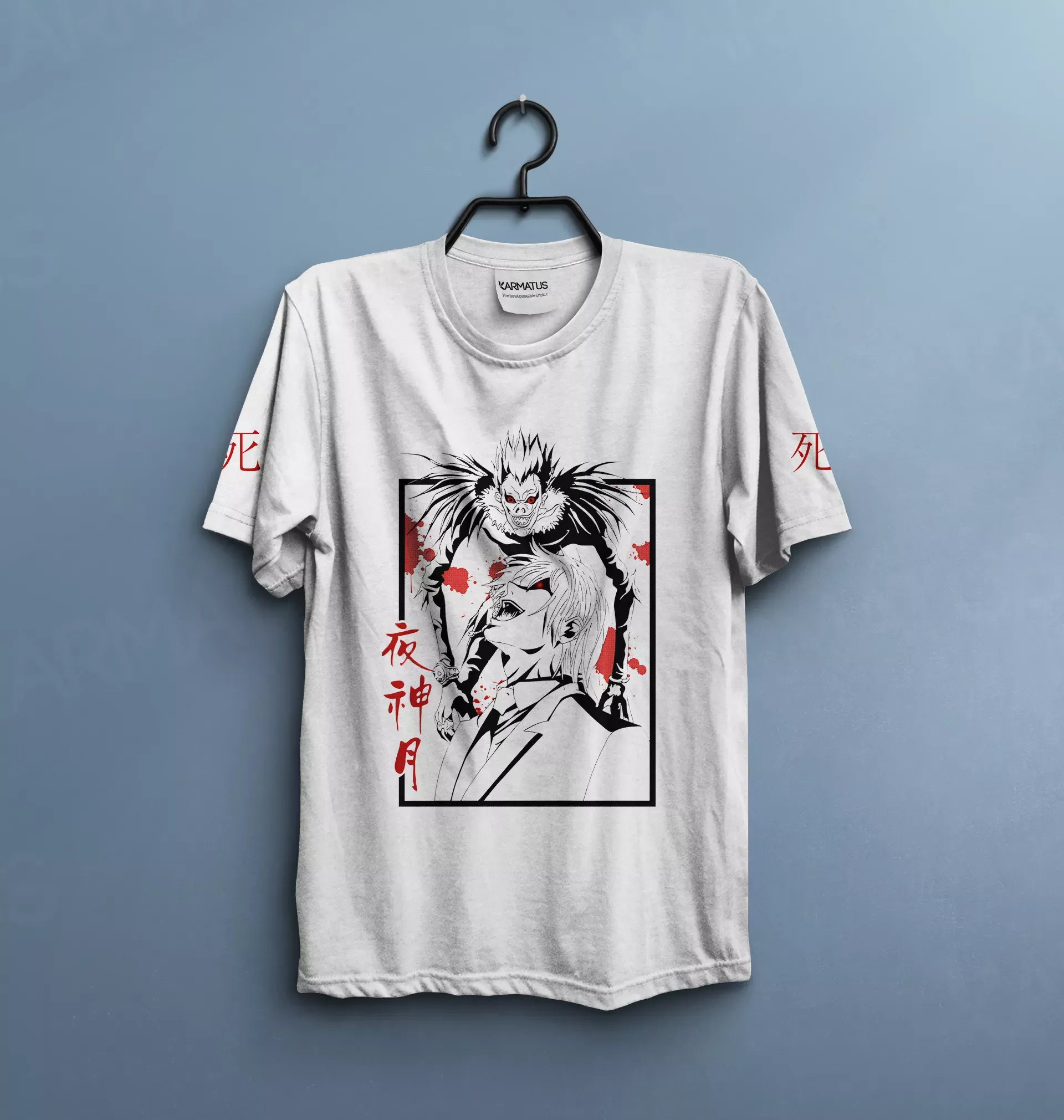 تیشرت دفترچه مرگ | کالکشن Anime - مدل Dn-09 599,000&Nbsp;تومان &Ndash; کارماتوس تیشرت انیمه دفترچه مرگ Death Note