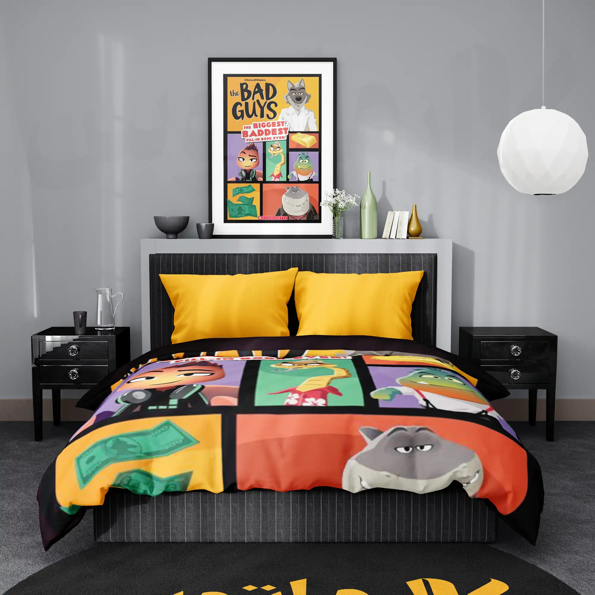 روتختی طرح انیمیشن بچه های بد The Bad Guys کد 6 5,900,000&Nbsp;تومان &Ndash; کارماتوس روتختی طرح انیمیشن بچه های بد The Bad Guys یک و دو نفره - کارماتوس