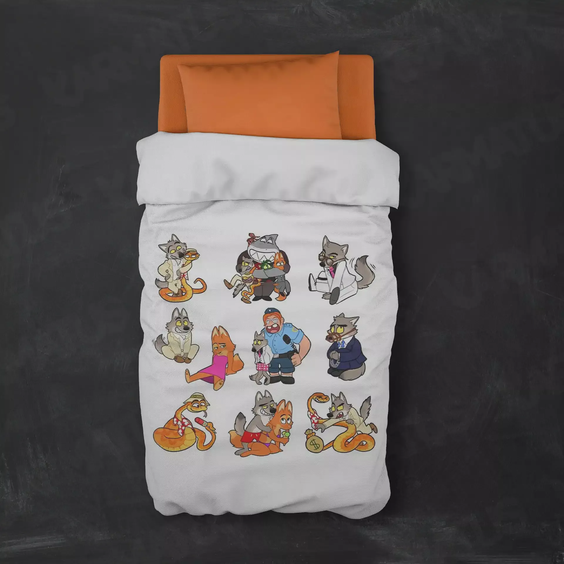 روتختی طرح انیمیشن بچه های بد The Bad Guys کد 3 5,900,000&Nbsp;تومان &Ndash; کارماتوس روتختی طرح انیمیشن بچه های بد The Bad Guys