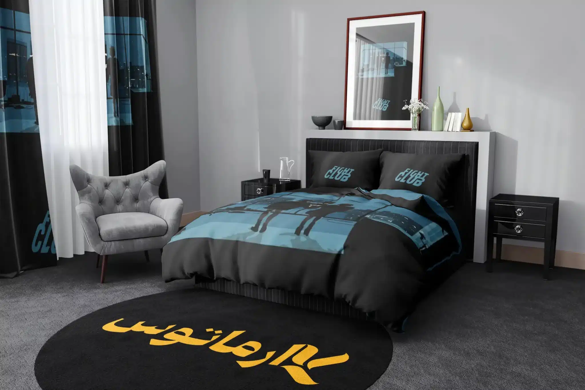 روتختی طرح فیلم باشگاه مبارزه Fight Club کد 2 5,900,000&Nbsp;تومان &Ndash; کارماتوس روتختی طرح فیلم باشگاه مبارزه Fight Club یک و دو نفره کارماتوس