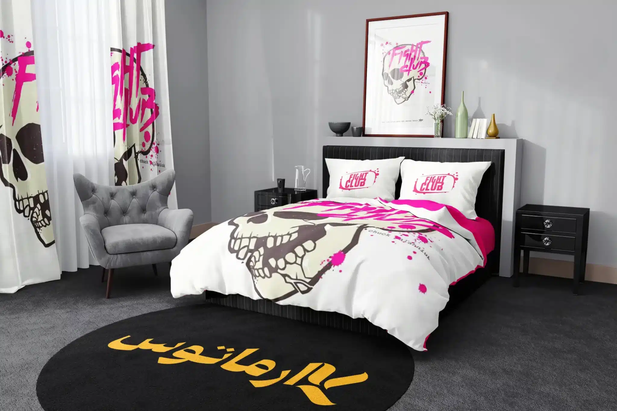 روتختی طرح فیلم باشگاه مبارزه Fight Club کد 3 5,900,000&Nbsp;تومان &Ndash; کارماتوس روتختی طرح فیلم باشگاه مبارزه Fight Club یک و دو نفره کارماتوس