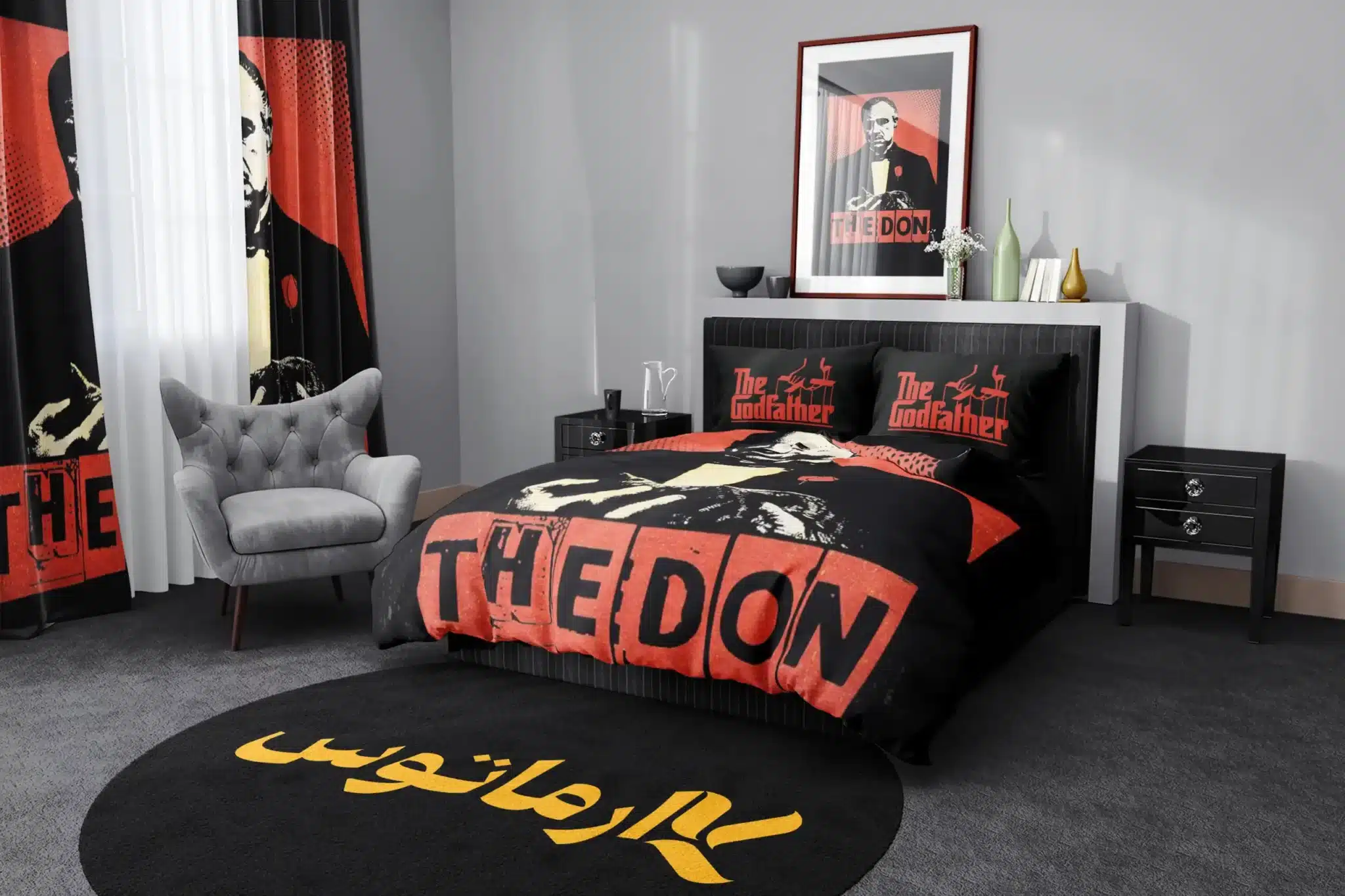 روتختی طرح فیلم پدر خوانده God Father کد 7 5,900,000&Nbsp;تومان &Ndash; کارماتوس روتختی طرح فیلم پدر خوانده God Father یک و دو نفره کارماتوس