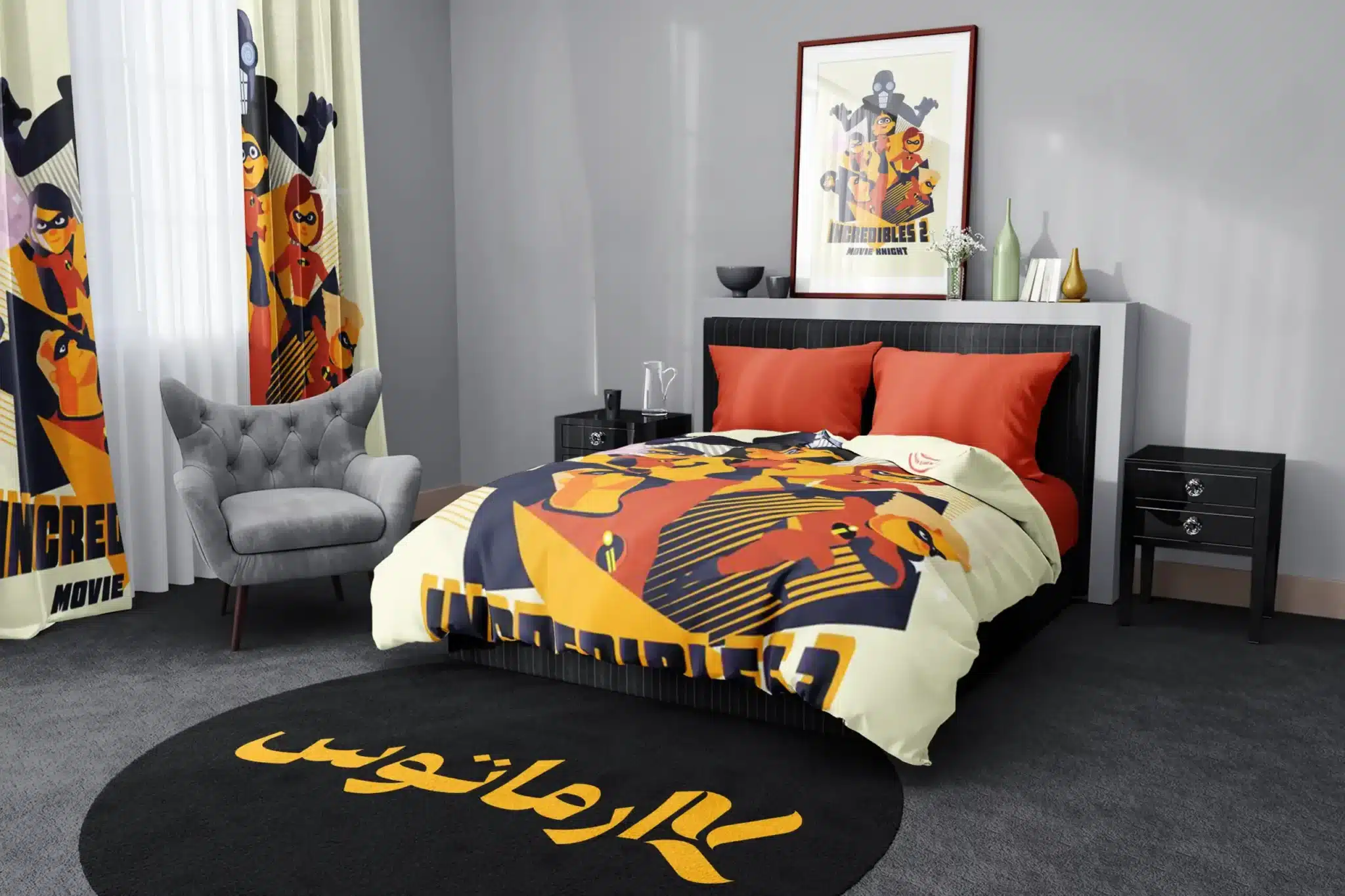 روتختی طرح شگفت انگیزان Incredible کد 1 5,900,000&Nbsp;تومان &Ndash; کارماتوس روتختی طرح شگفت انگیزان Incredible یک و دو نفره کارماتوس