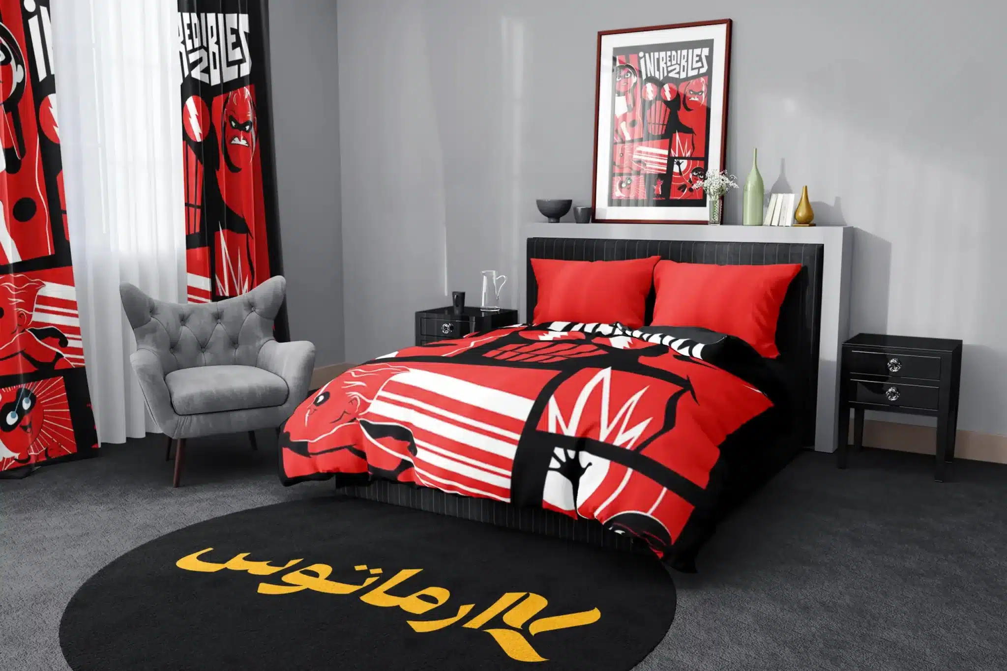 روتختی طرح شگفت انگیزان Incredible کد 2 5,900,000&Nbsp;تومان &Ndash; کارماتوس روتختی طرح شگفت انگیزان Incredible یک و دو نفره کارماتوس