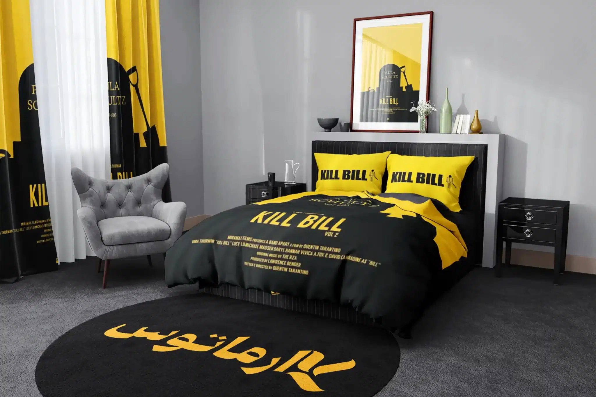 روتختی طرح کیل بیل Kill Bill کد 7 5,900,000&Nbsp;تومان &Ndash; کارماتوس روتختی طرح کیل بیل Kill Bill یک و دو نفره کارماتوس