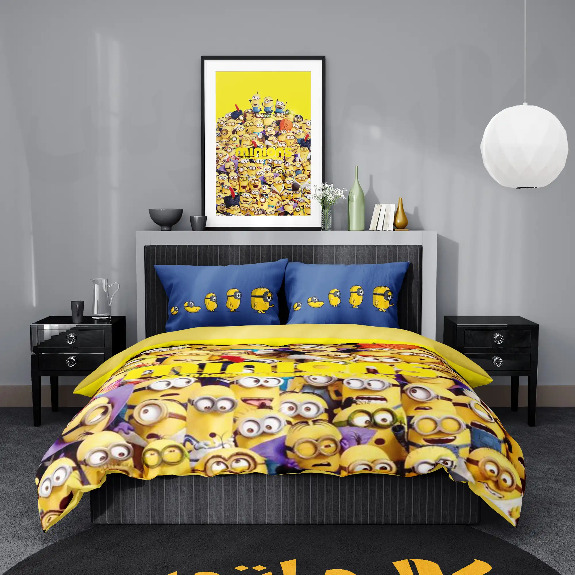 روتختی طرح انیمیشن مینیون ها Minions کد 6 5,900,000&Nbsp;تومان &Ndash; کارماتوس روتختی طرح انیمیشن مینیون ها Minions یک و دو نفره کارماتوس