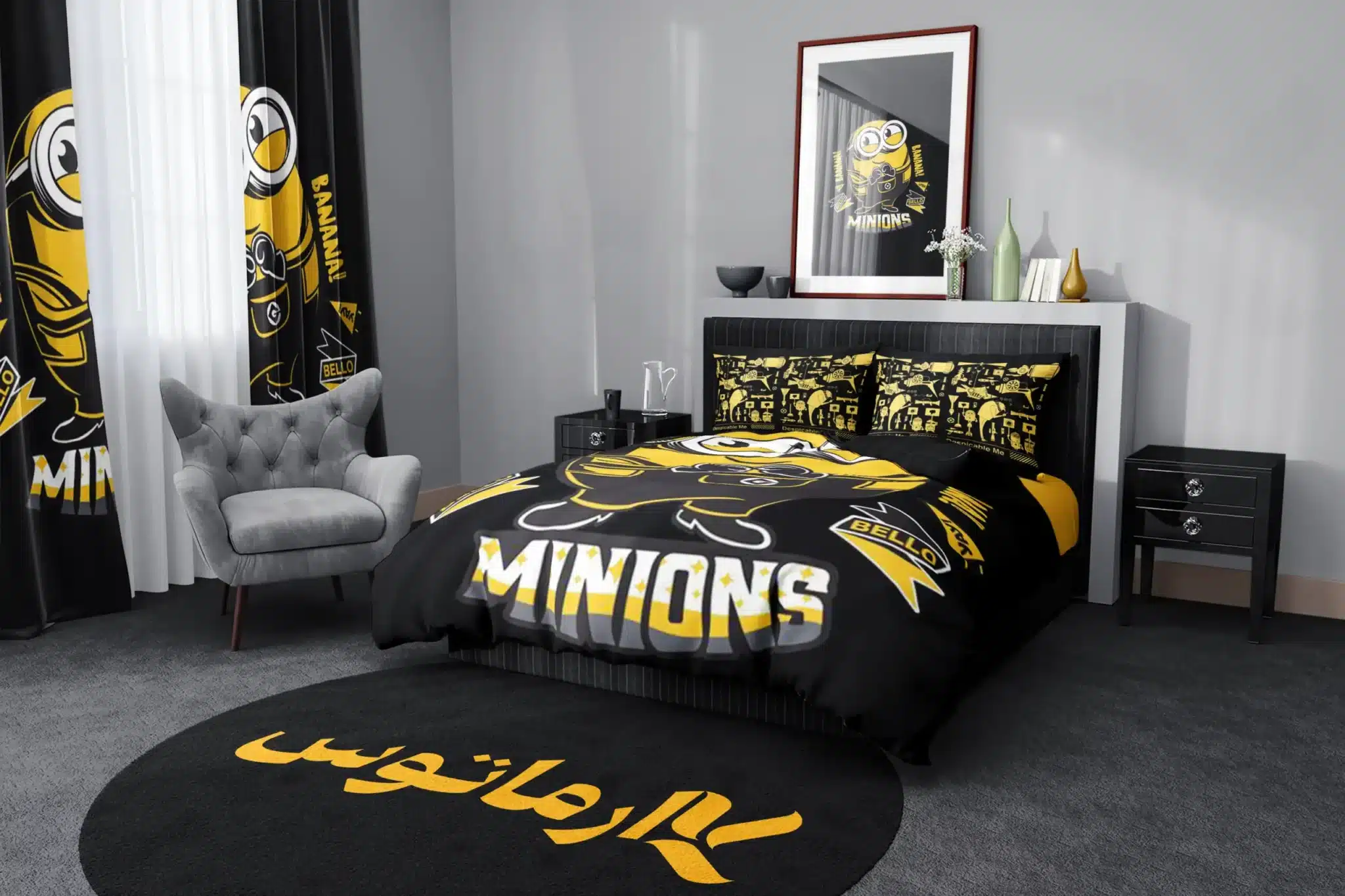 روتختی طرح انیمیشن مینیون ها Minions کد 8 5,900,000&Nbsp;تومان &Ndash; کارماتوس روتختی طرح انیمیشن مینیون ها Minions یک و دو نفره کارماتوس