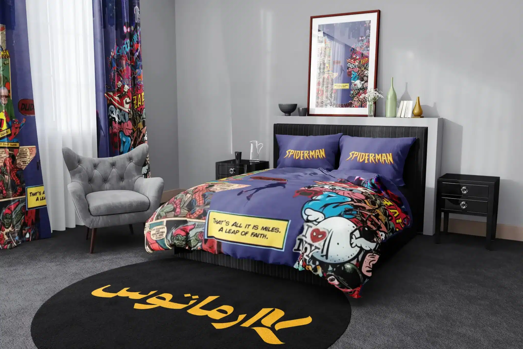 روتختی طرح مرد عنکبوتی Spider Man کد 16 5,900,000&Nbsp;تومان &Ndash; کارماتوس روتختی طرح مرد عنکبوتی Spider Man یک و دو نفره کارماتوس