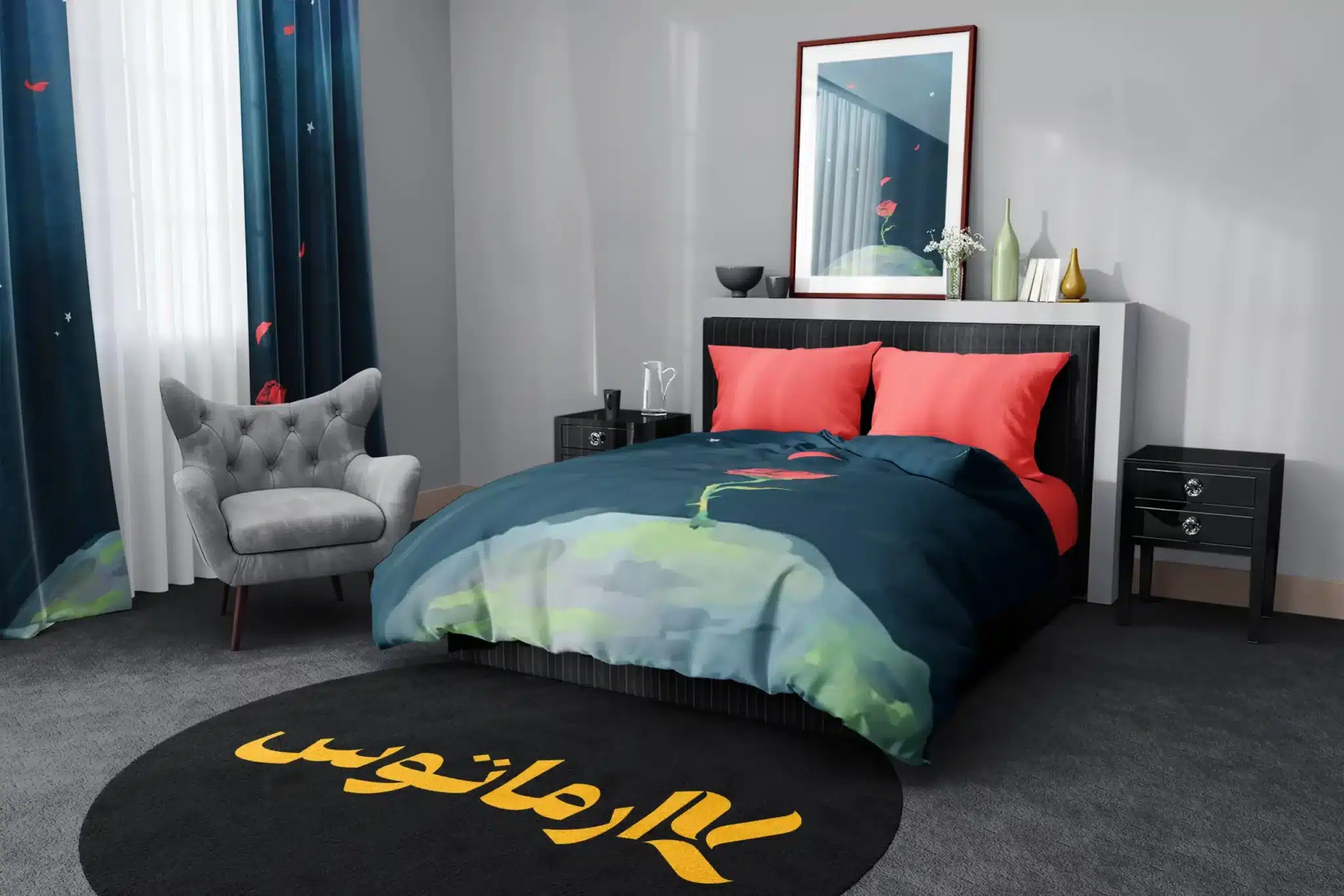 روتختی طرح شاهزاده کوچولو The Little Prince کد 6 5,900,000&Nbsp;تومان &Ndash; کارماتوس روتختی طرح شاهزاده کوچولو The Little Prince یک و دو نفره کارماتوس