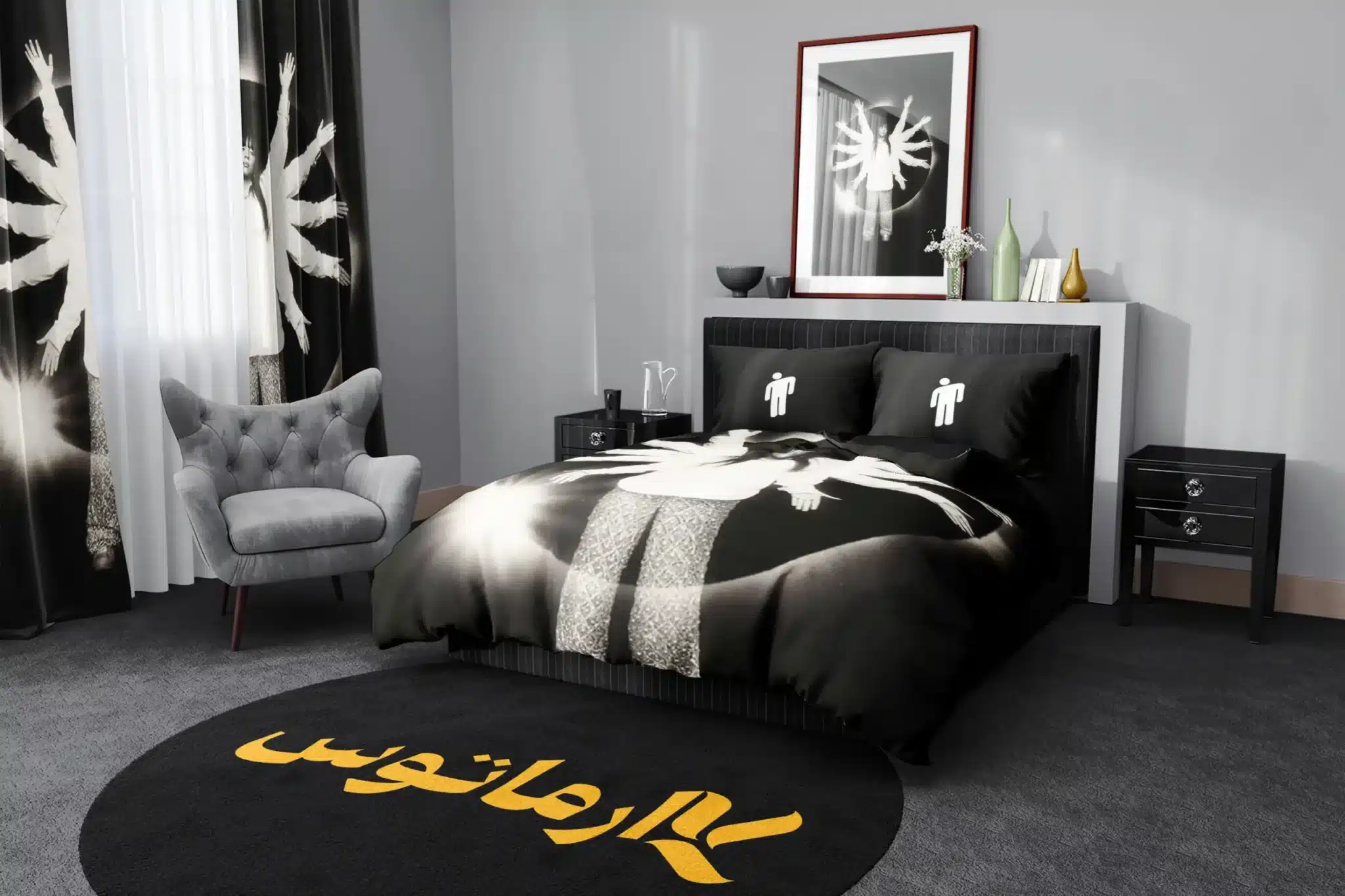 روتختی طرح بیلی آیلیش Billie Eilish کد 1 5,900,000&Nbsp;تومان &Ndash; کارماتوس روتختی طرح بیلی آیلیش Billie Eilish یک و دو نفره کارماتوس