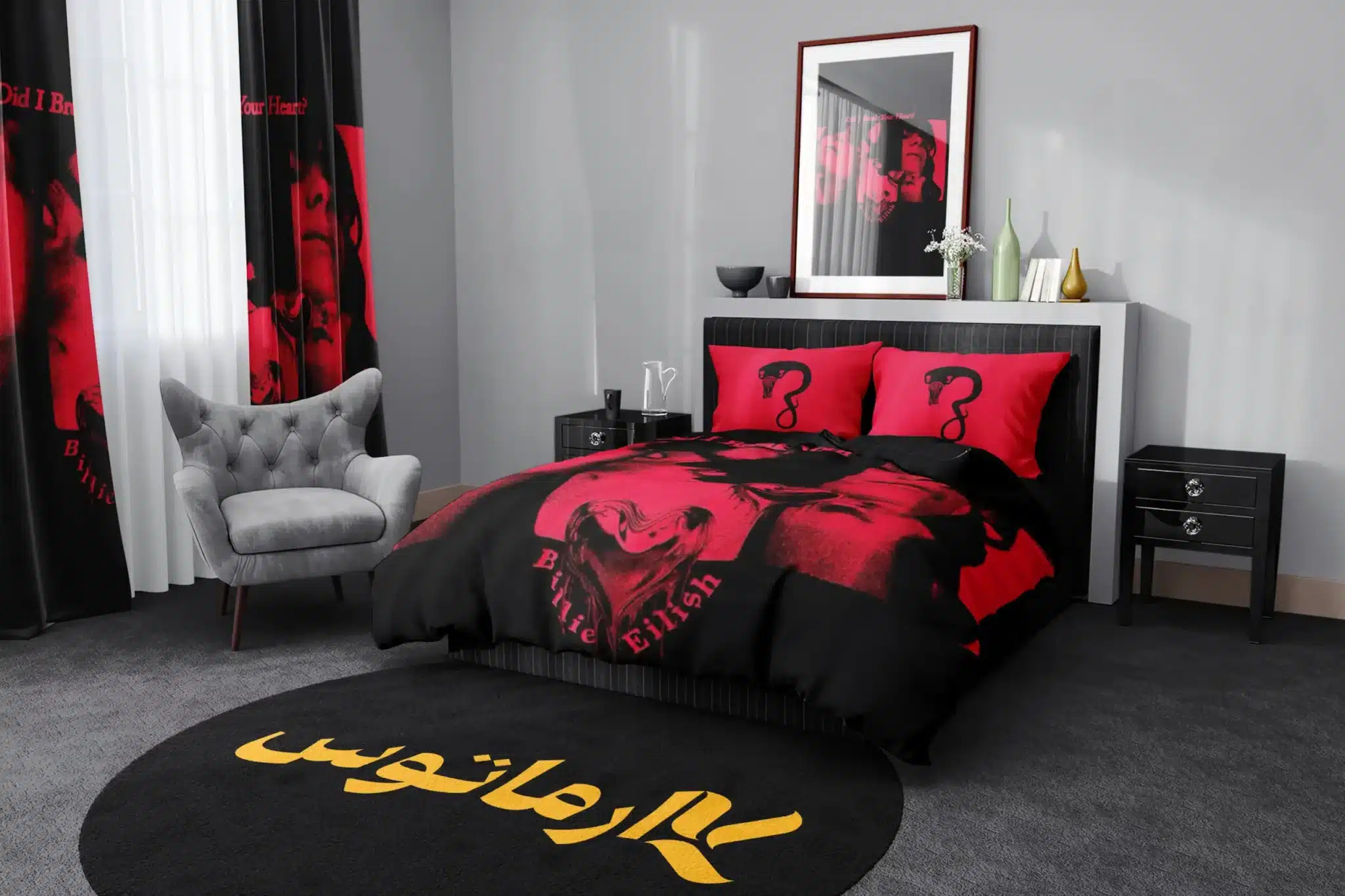 روتختی طرح بیلی آیلیش Billie Eilish کد 3 5,900,000&Nbsp;تومان &Ndash; کارماتوس روتختی طرح بیلی آیلیش Billie Eilish یک و دو نفره کارماتوس