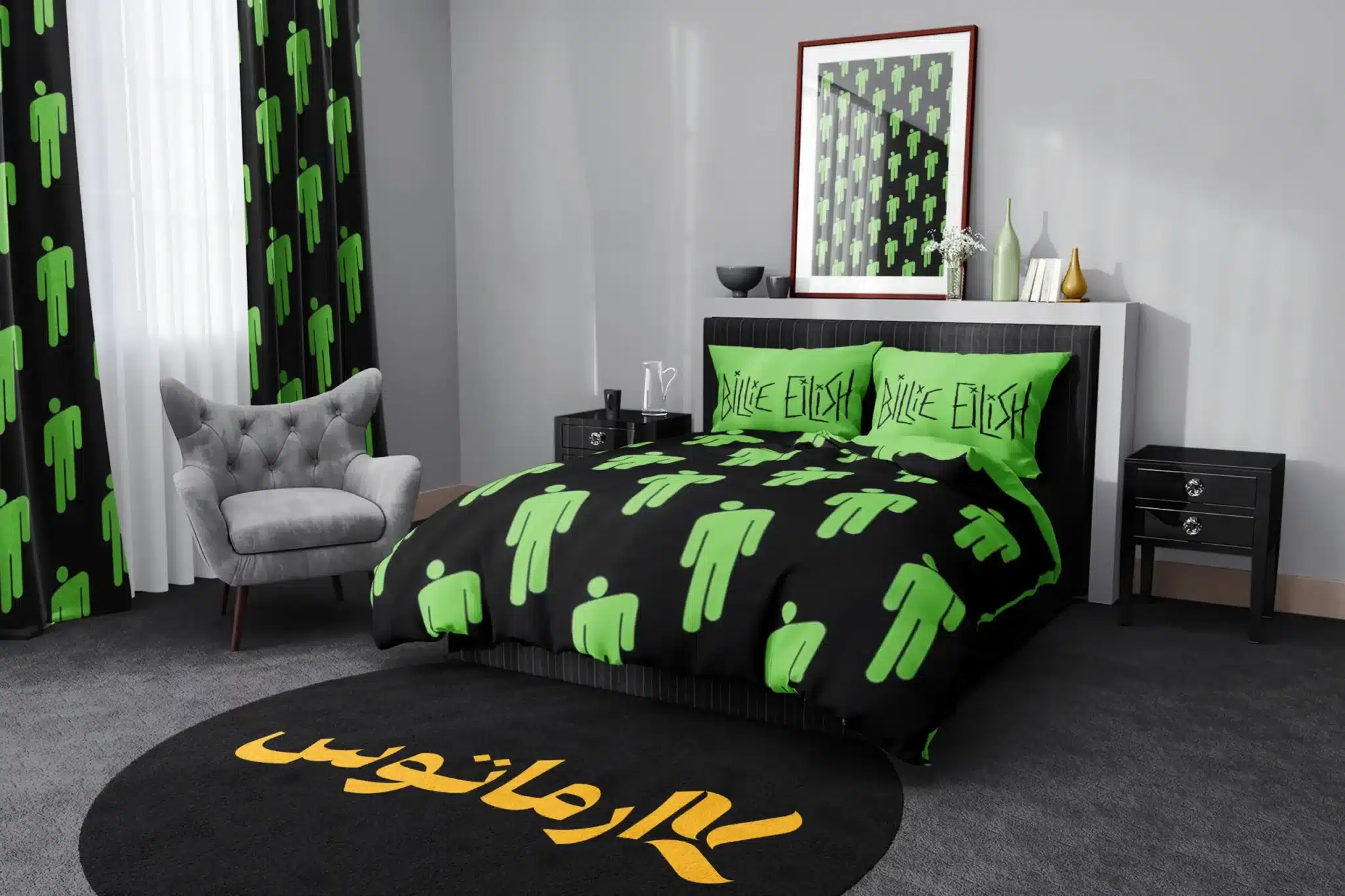 روتختی طرح بیلی آیلیش Billie Eilish کد 5 5,900,000&Nbsp;تومان &Ndash; کارماتوس روتختی طرح بیلی آیلیش Billie Eilish یک و دو نفره کارماتوس