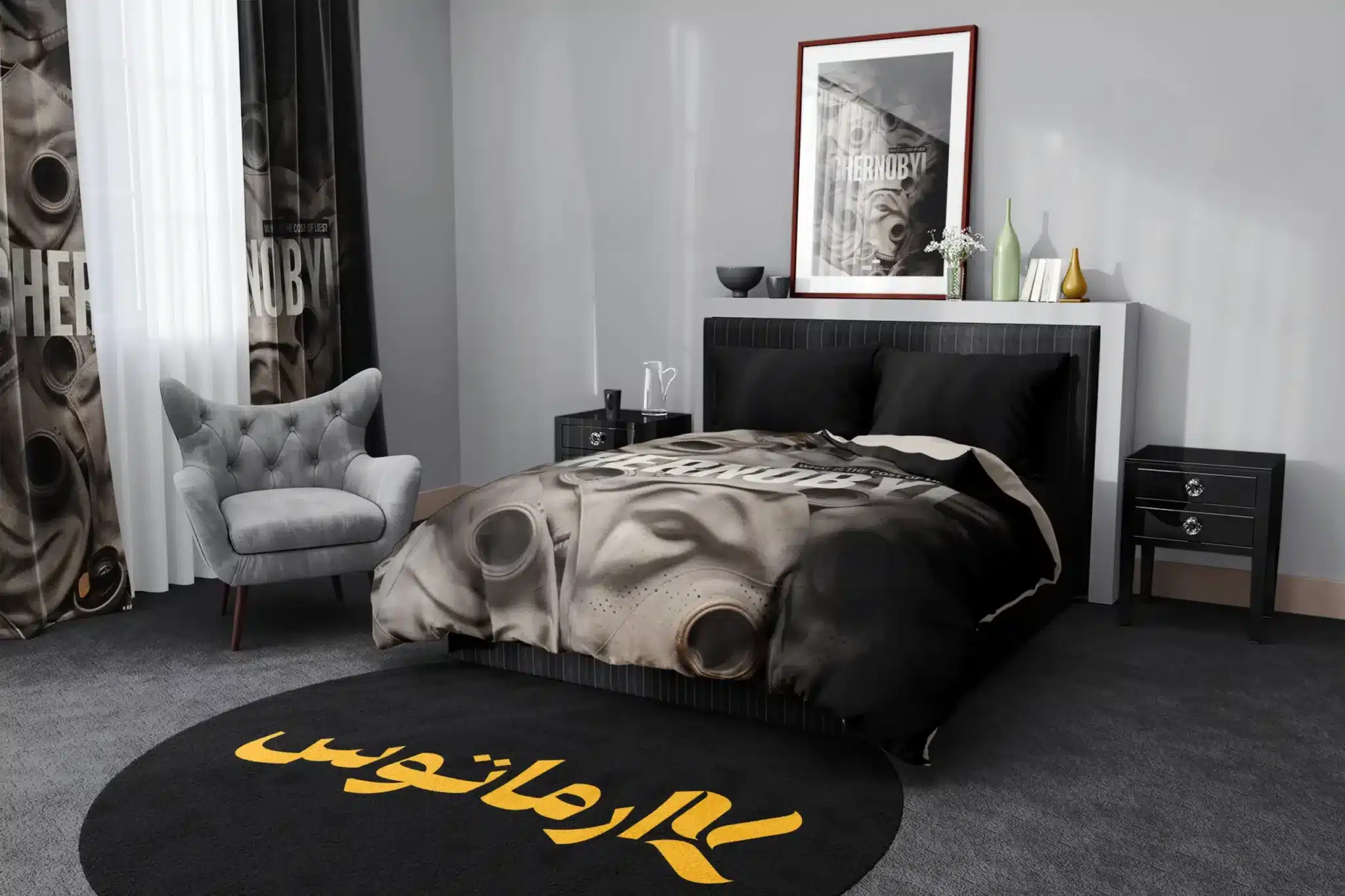 روتختی طرح سریال چرنوبیل Chernobyl کد 5 5,900,000&Nbsp;تومان &Ndash; کارماتوس روتختی طرح سریال چرنوبیل Chernobyl یک و دو نفره کارماتوس