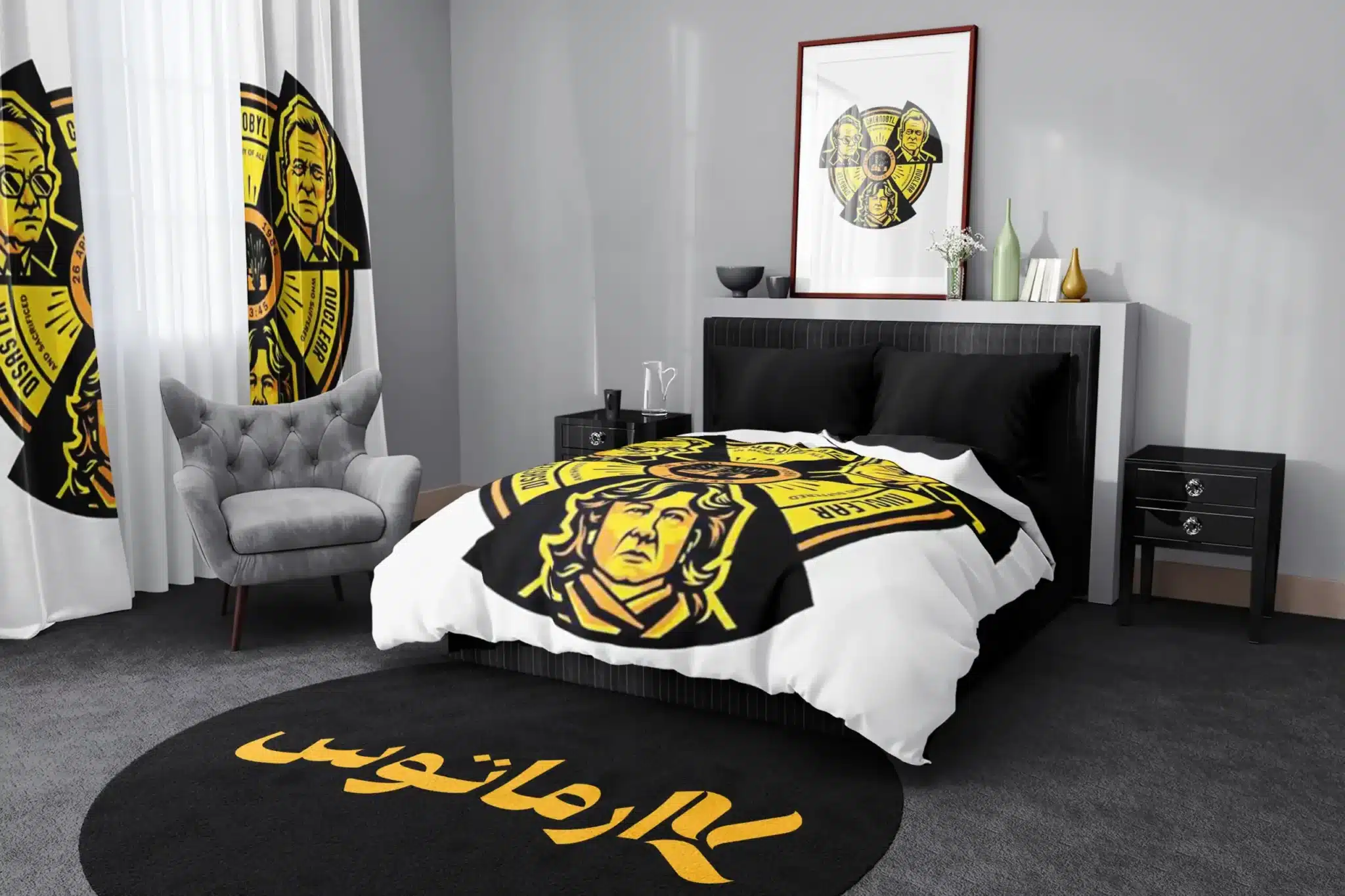 روتختی طرح سریال چرنوبیل Chernobyl کد 7 5,900,000&Nbsp;تومان &Ndash; کارماتوس روتختی طرح سریال چرنوبیل Chernobyl یک و دو نفره کارماتوس