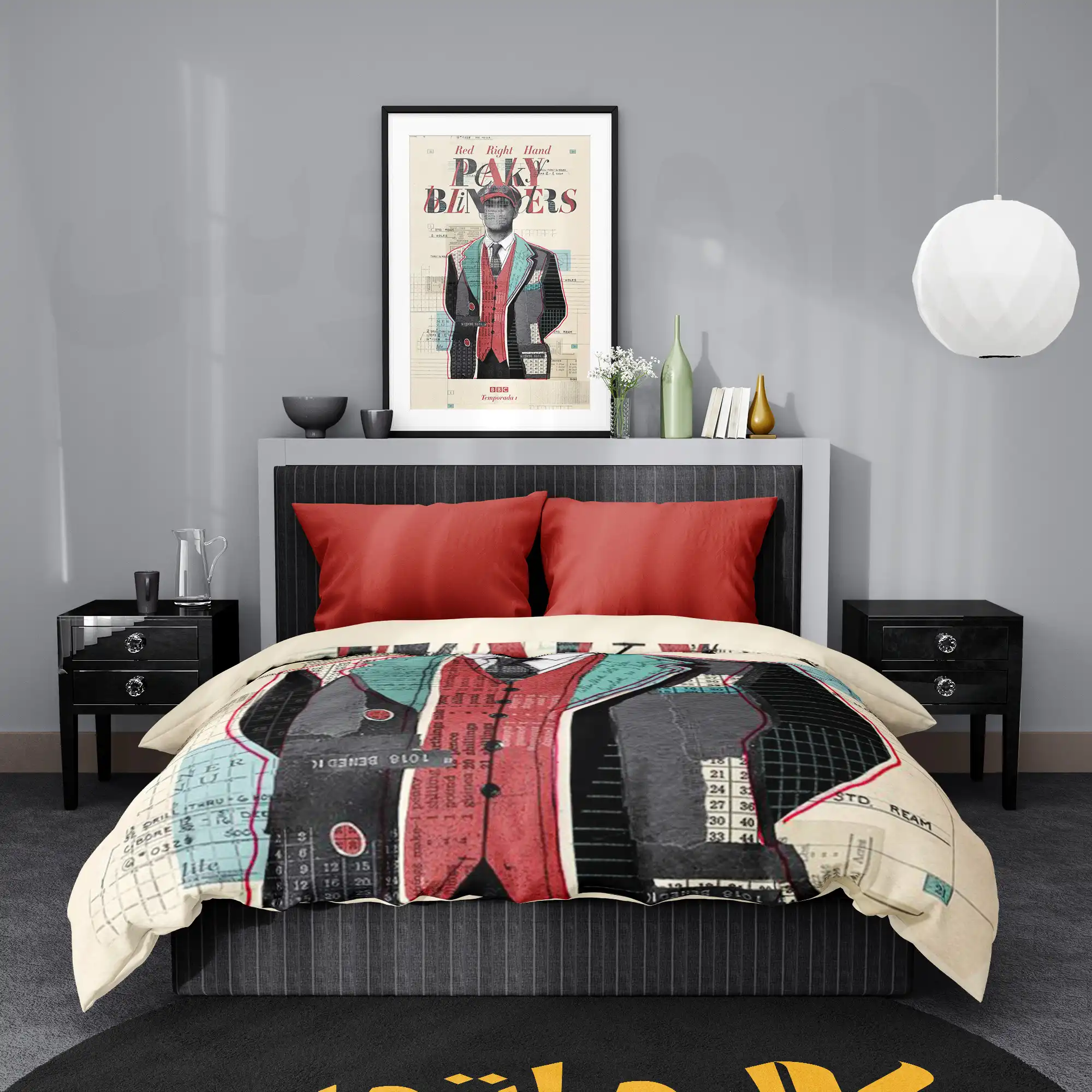 روتختی طرح پیکی بلایندرز Peaky Blinders کد 5 5,900,000&Nbsp;تومان &Ndash; کارماتوس روتختی طرح پیکی بلایندرز Peaky Blinders یک و دو نفره کارماتوس