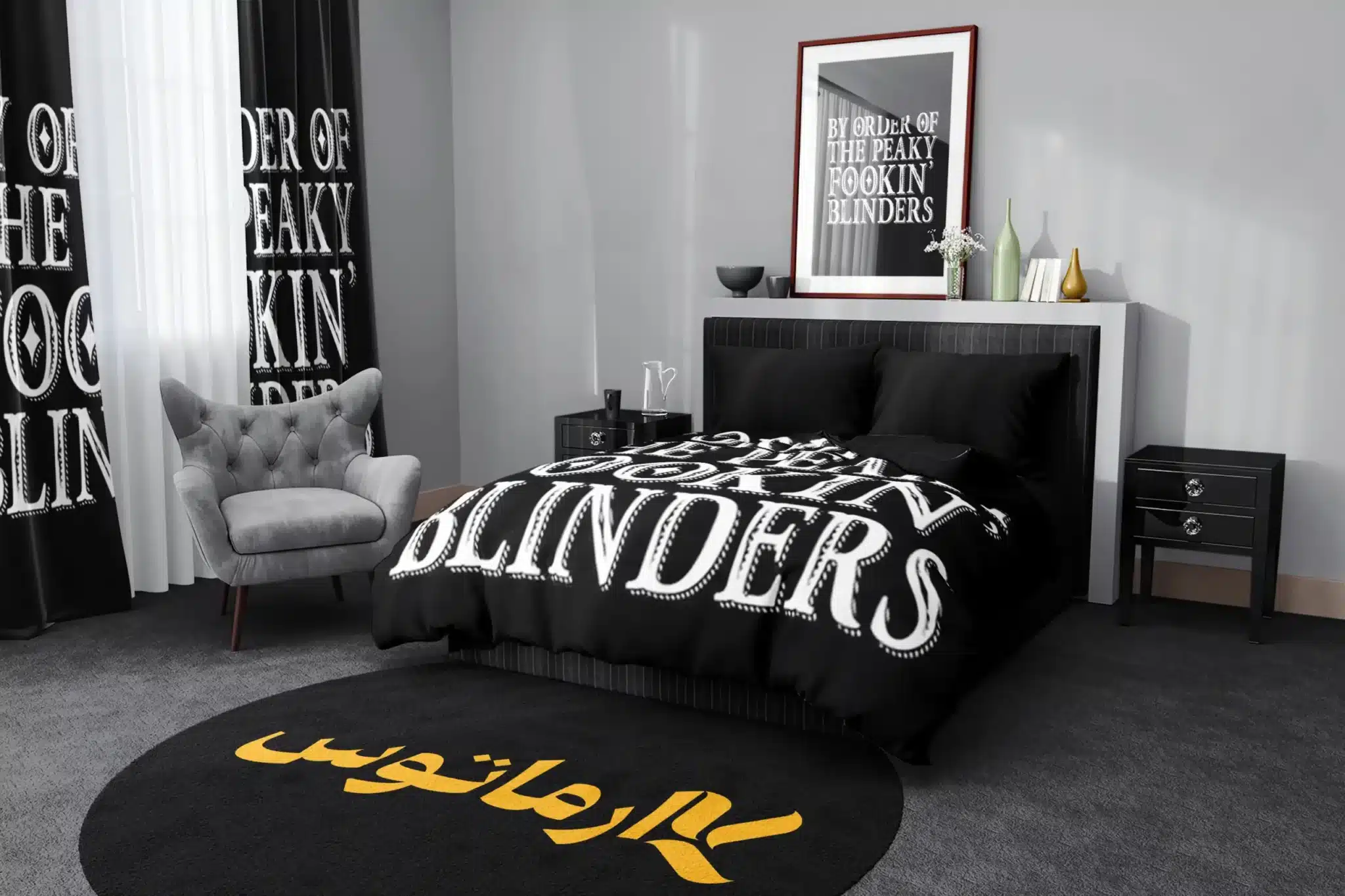 روتختی طرح پیکی بلایندرز Peaky Blinders کد 7 5,900,000&Nbsp;تومان &Ndash; کارماتوس روتختی طرح پیکی بلایندرز Peaky Blinders یک و دو نفره کارماتوس