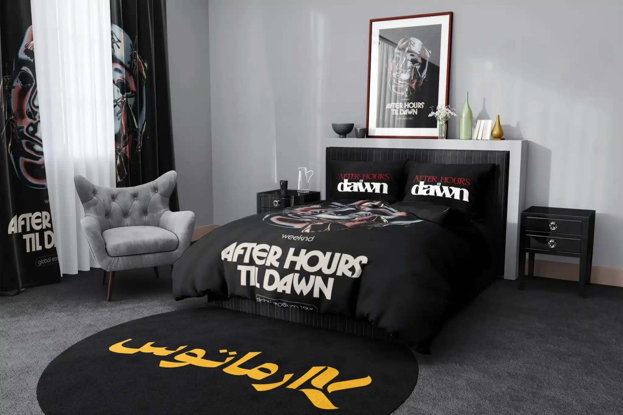 روتختی طرح د ویکند The Weeknd کد 1 5,900,000&Nbsp;تومان &Ndash; کارماتوس روتختی طرح د ویکند The Weeknd یک و دو نفره کارماتوس