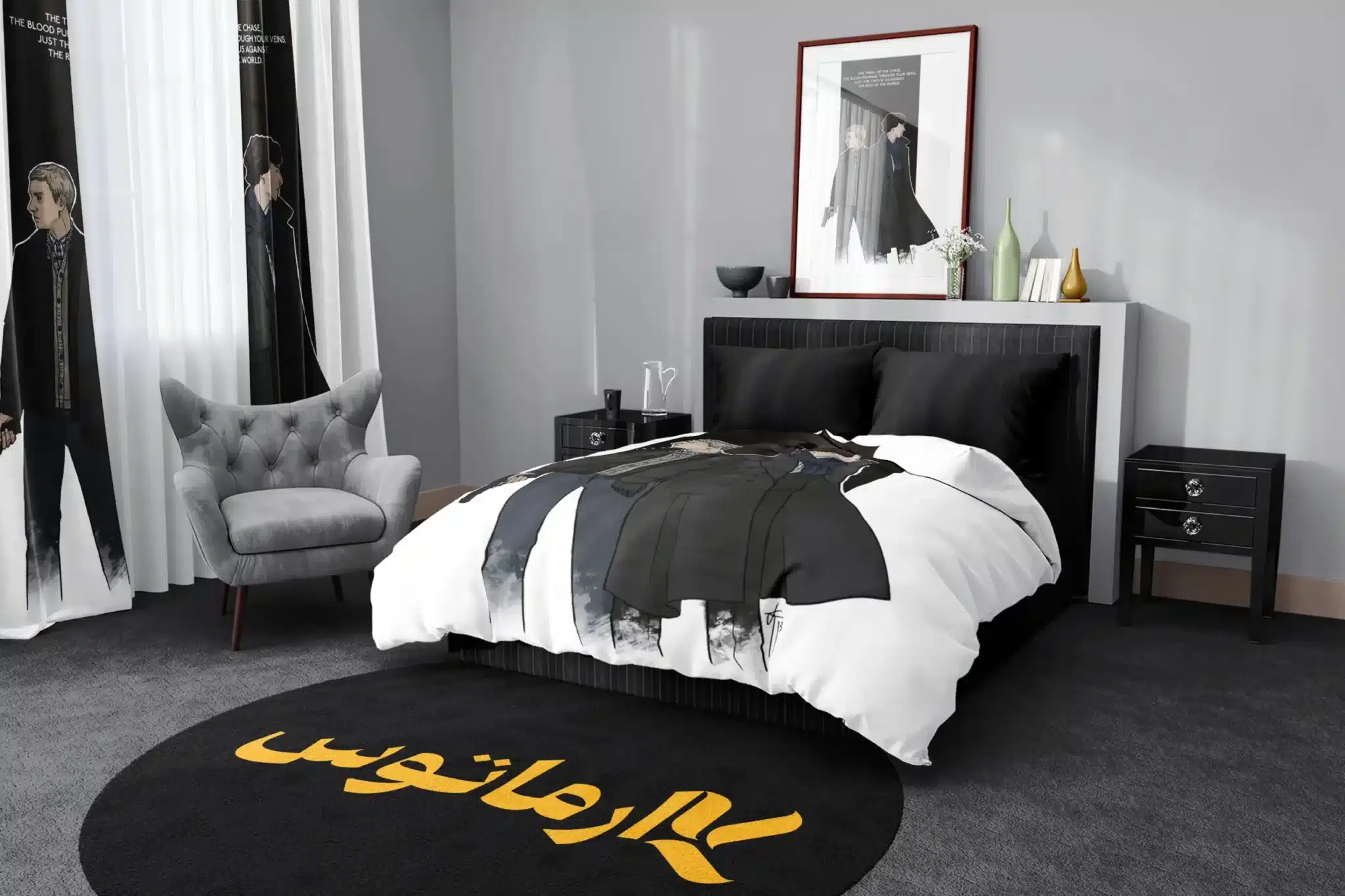 روتختی طرح شرلوک هولمز Sherlock Holmes کد 3 5,900,000&Nbsp;تومان &Ndash; کارماتوس روتختی طرح شرلوک هولمز Sherlock Holmes یک و دو نفره کارماتوس