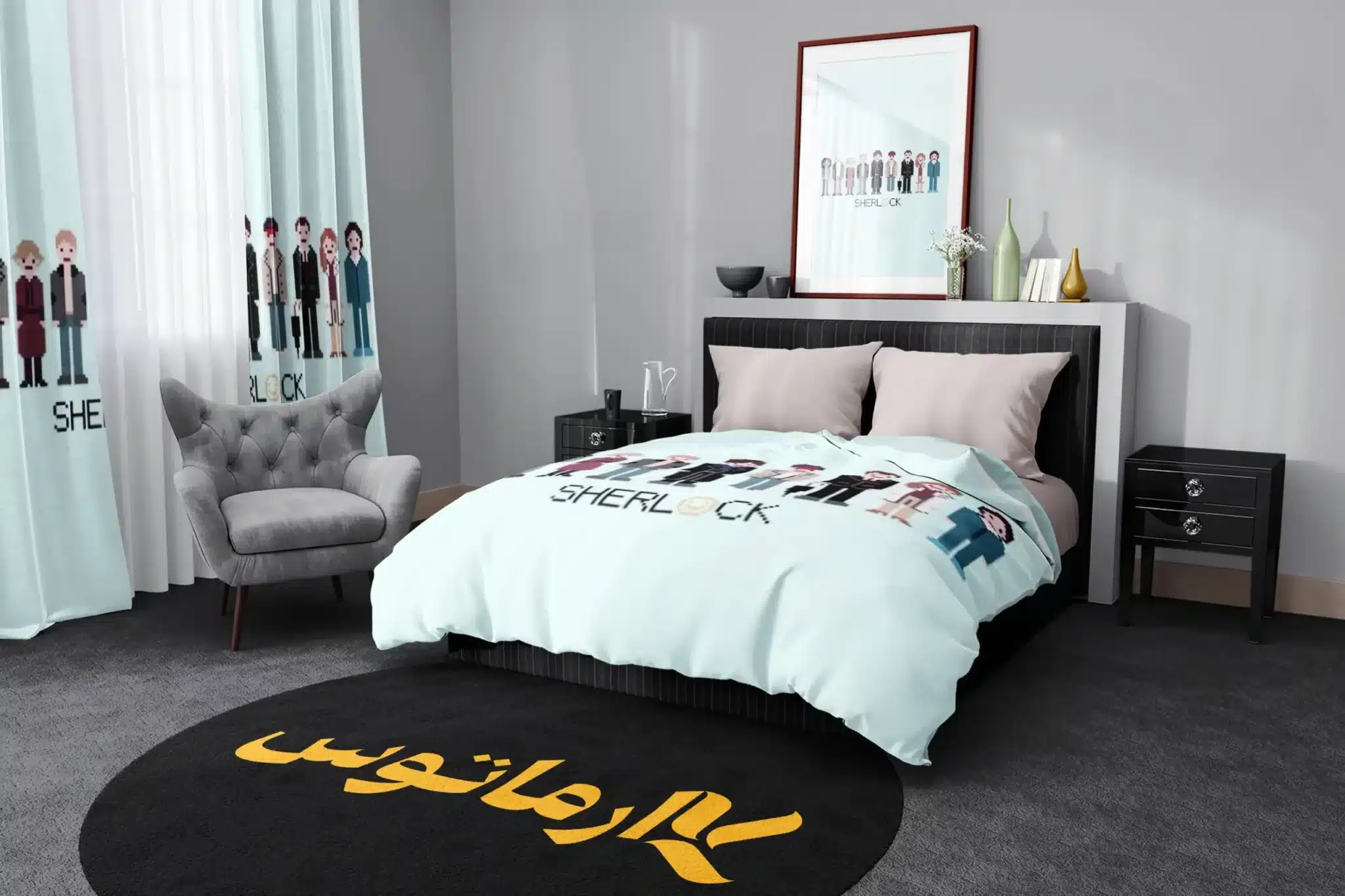 روتختی طرح شرلوک هولمز Sherlock Holmes کد 4 5,900,000&Nbsp;تومان &Ndash; کارماتوس روتختی طرح شرلوک هولمز Sherlock Holmes یک و دو نفره کارماتوس