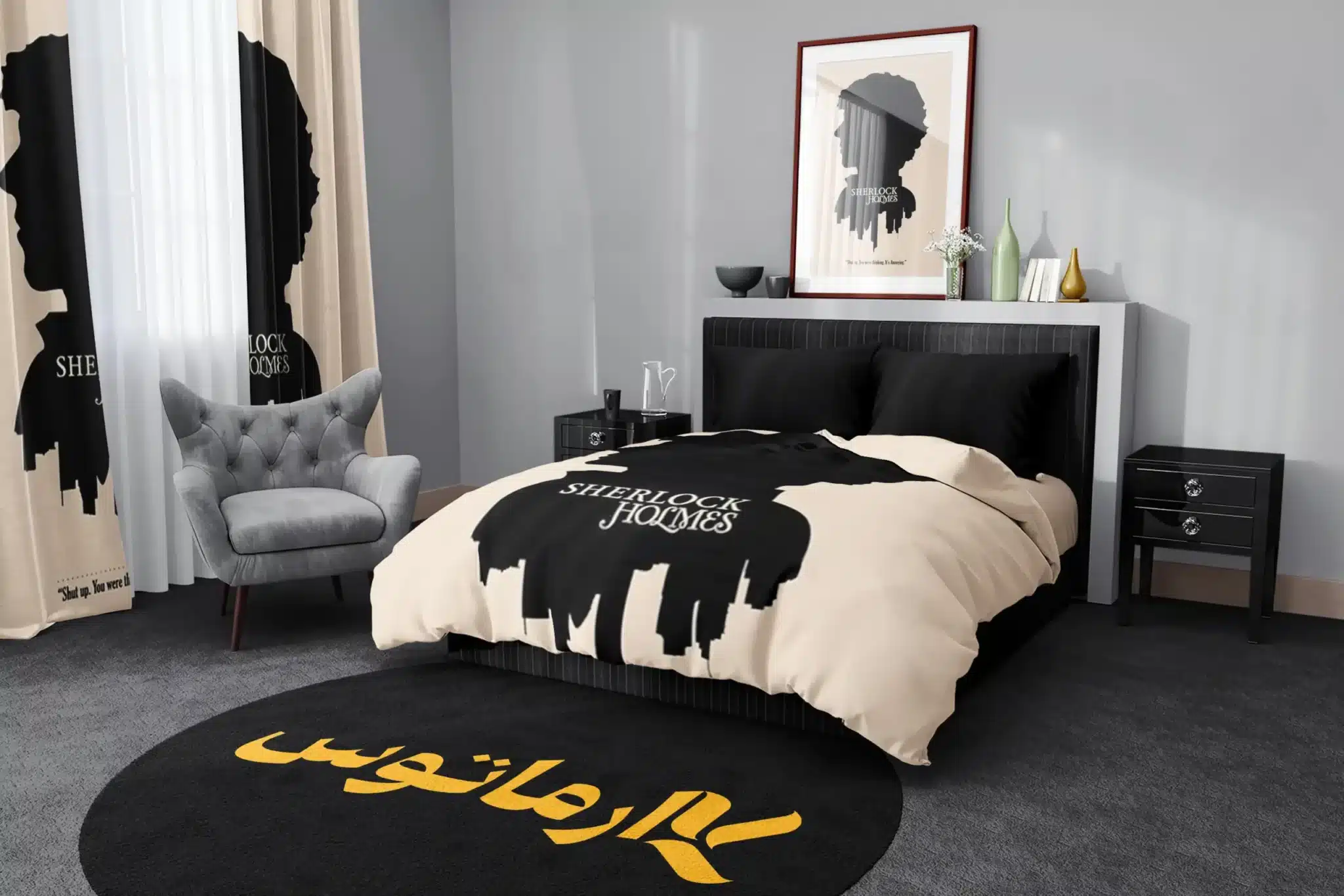 روتختی طرح شرلوک هولمز Sherlock Holmes کد 5 5,900,000&Nbsp;تومان &Ndash; کارماتوس روتختی طرح شرلوک هولمز Sherlock Holmes یک و دو نفره کارماتوس