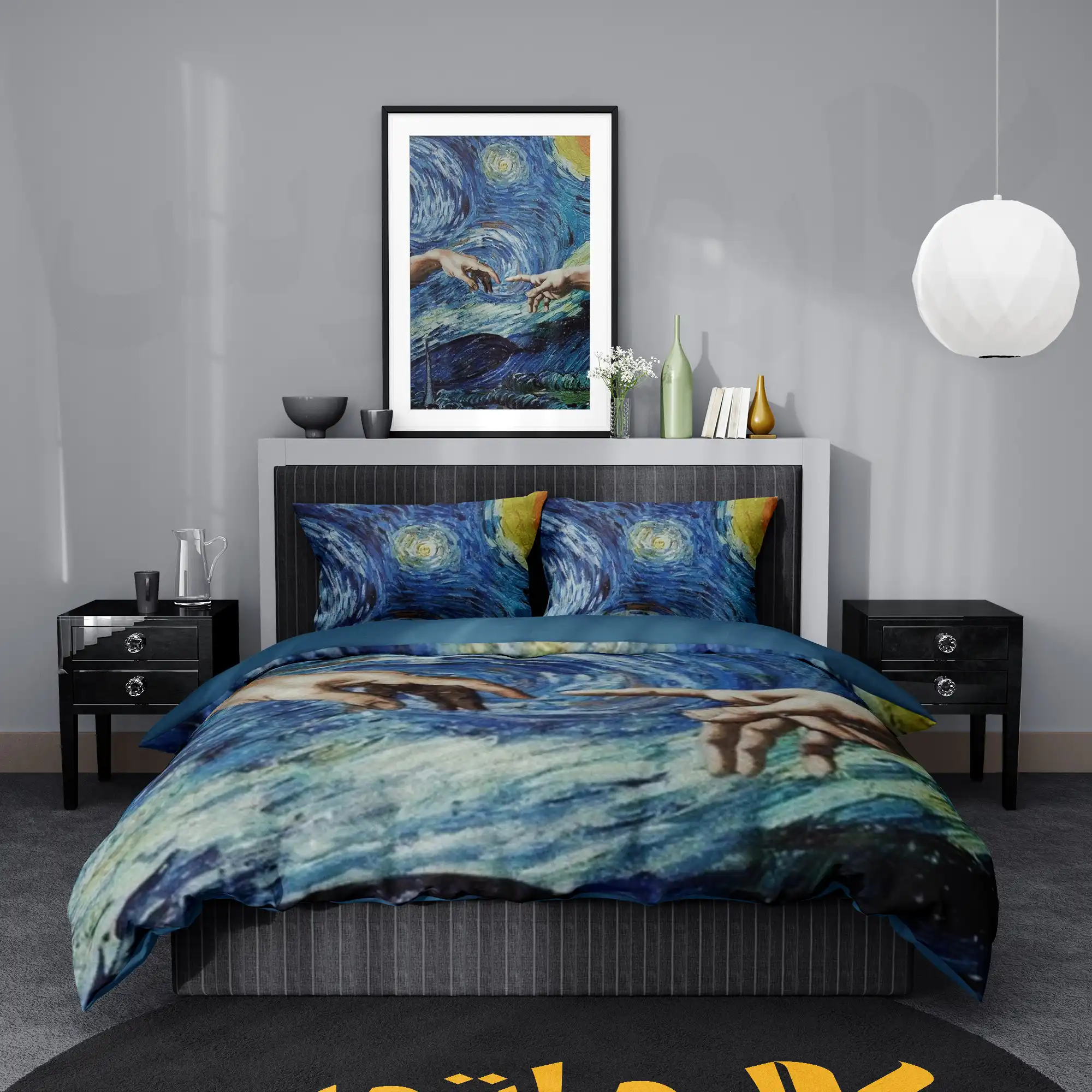 روتختی طرح ونگوگ Van Gogh کد 4 5,900,000&Nbsp;تومان &Ndash; کارماتوس روتختی طرح ونگوگ Van Gogh یک و دو نفره کارماتوس