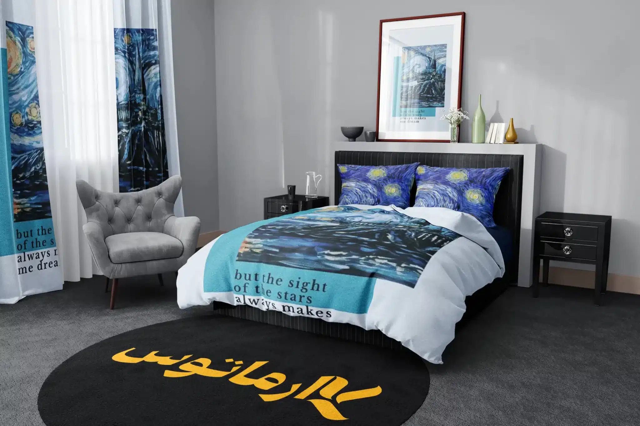 روتختی طرح ونگوگ Van Gogh کد 7 5,900,000&Nbsp;تومان &Ndash; کارماتوس روتختی طرح ونگوگ Van Gogh یک و دو نفره کارماتوس