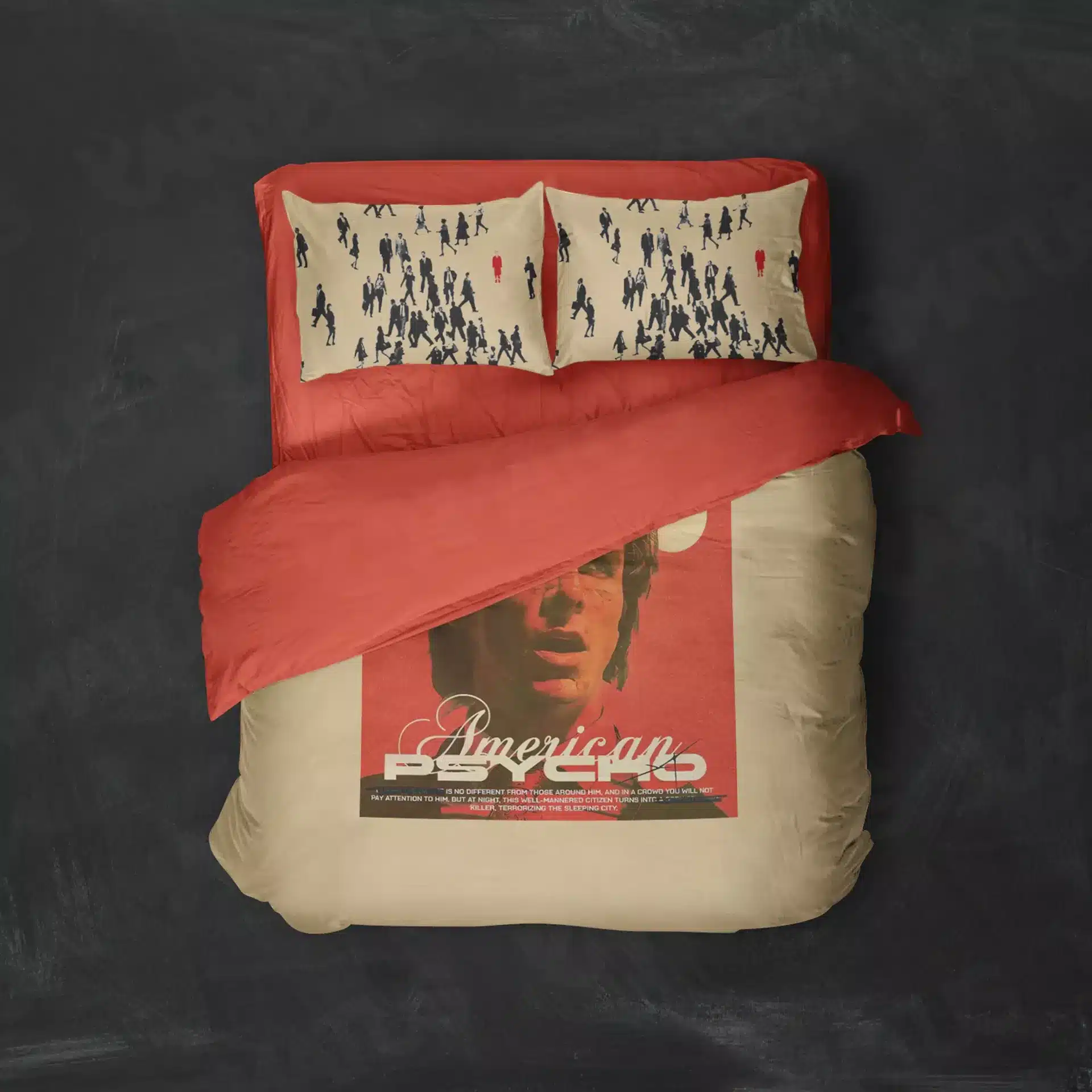 روتختی طرح امریکن سایکو American Psycho کد 5 5,900,000&Nbsp;تومان &Ndash; کارماتوس خرید روتختی طرح امریکن سایکو American Psycho یک و دو نفره - کارماتوس