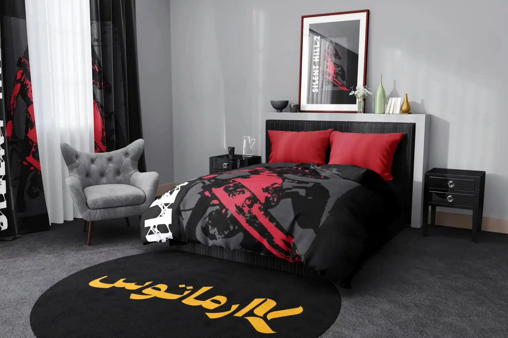 روتختی طرح سایلنت هیل Silent Hill کد 1 5,900,000&Nbsp;تومان &Ndash; کارماتوس روتختی طرح سایلنت هیل Silent Hill یک و دو نفره - کارماتوسقیمت و خرید انواع روتختی طرح سایلنت هیل Silent Hill یک، یک و نیم و دو نفره مخمل و میکرو بازی ویدیویی ترسناک Silent Hill به همراه ست چند تیکه - کارماتوس